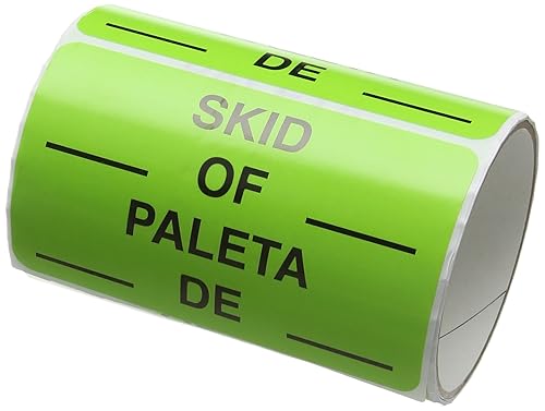 TapeCase Etiqueta "Skid___ of___  Paleta De", 50 por paquete (1 paquete)