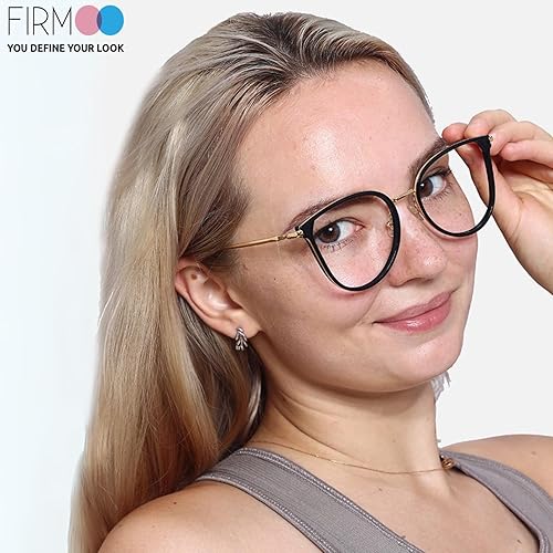 Miniatura 3 de Firmoo Lentes de lectura con bloqueo de luz azul para mujeres y hombres, para lectura de computadora redondas