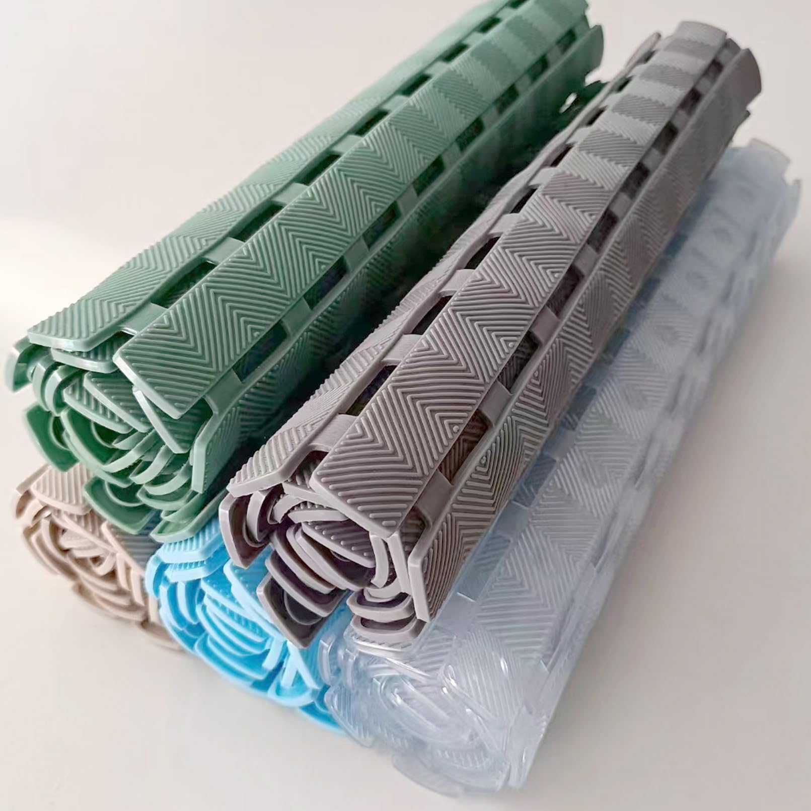 easyBee Duschmatte Hautsensitiv 70x40 cm, Badewannenmatte Kinder Antirutschmatte Dusche BPA frei Latexfrei Duschmatte rutschfest Schimmelresistent Maschinenwaschbar Duscheinlage rutschfest (Grau)
