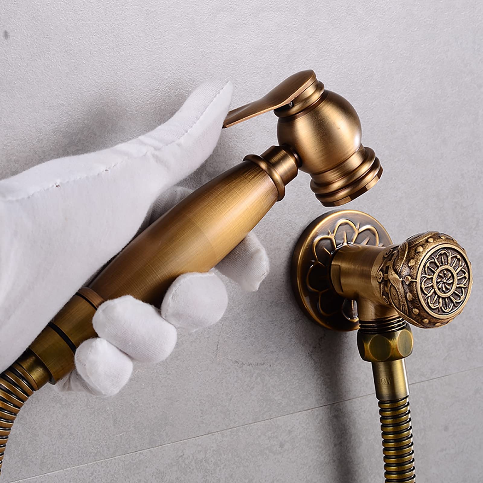 Handheld Bidet Sprayer Messing - Toilet Bidet Sproeier Kit Met 150cm Slang, Chroom