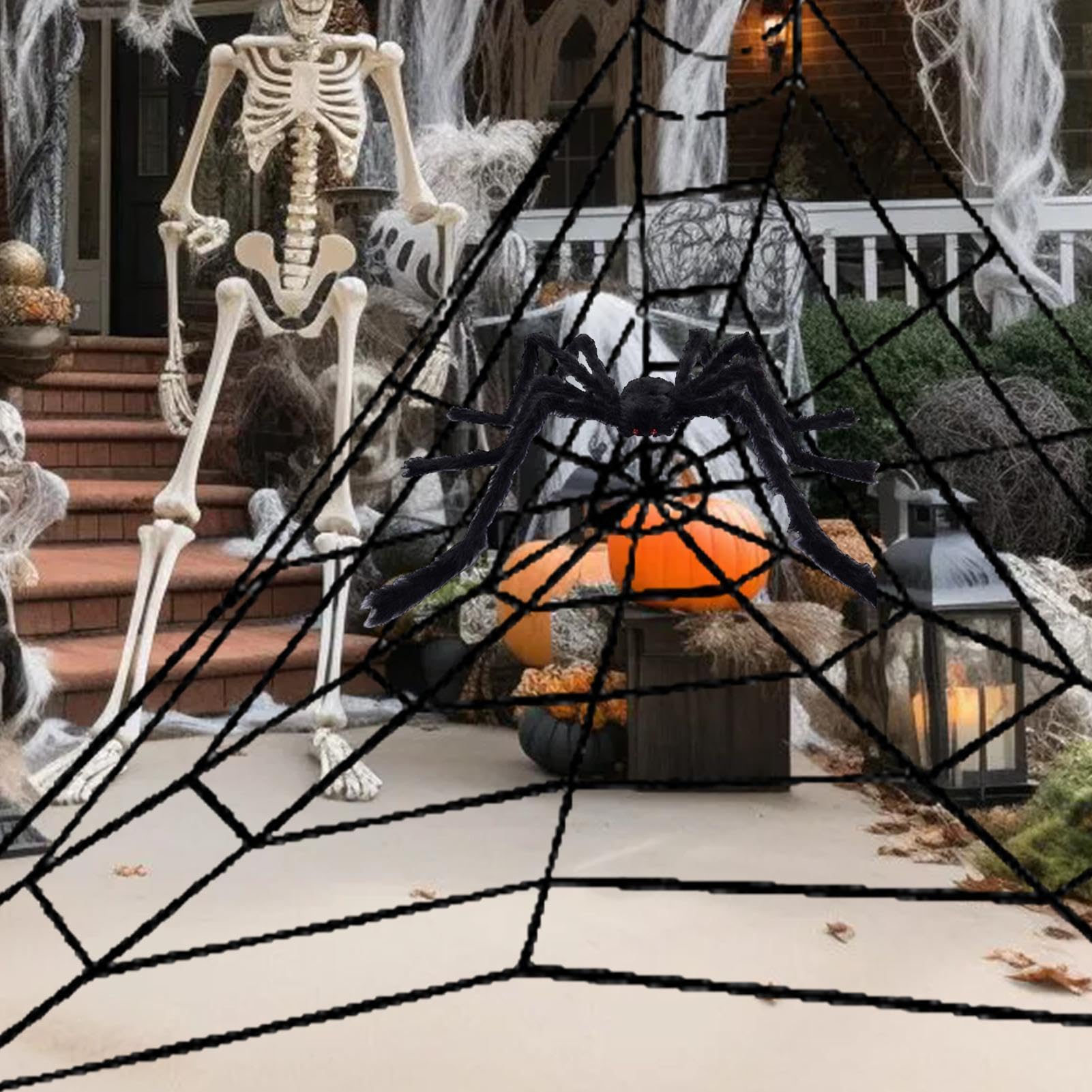 Ragnatela di Halloween Decorazione da Esterno