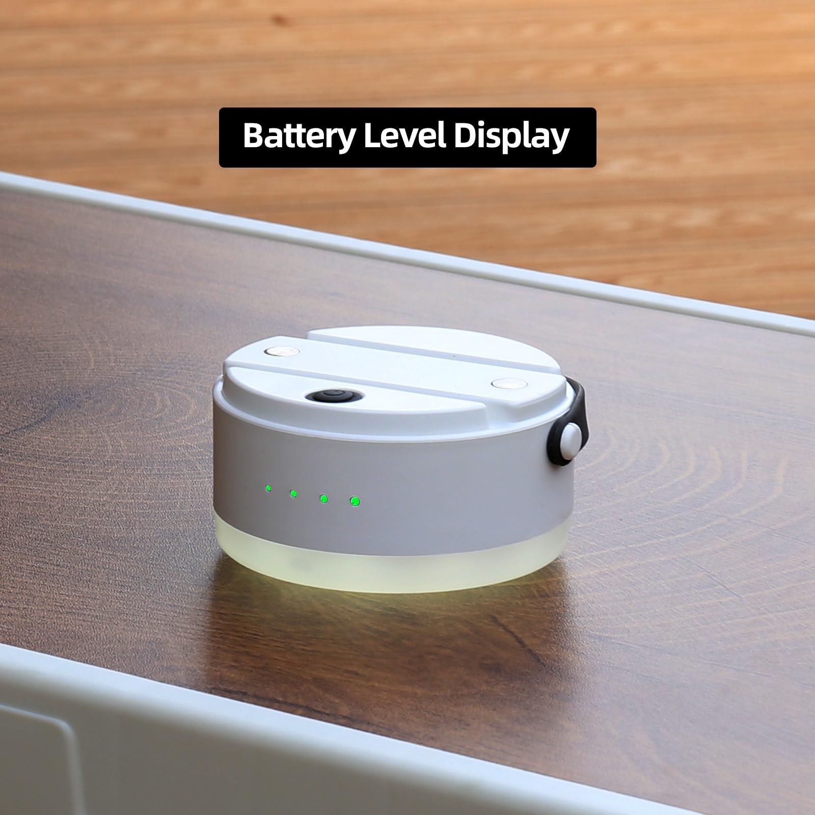 Lampe d'urgence LED de camping, lanterne portable rechargeable 2000 mAh pour tentes, extérieur, cabines de fournisseur, mini lumière de 134 g avec luminosité à intensité variable, chargement