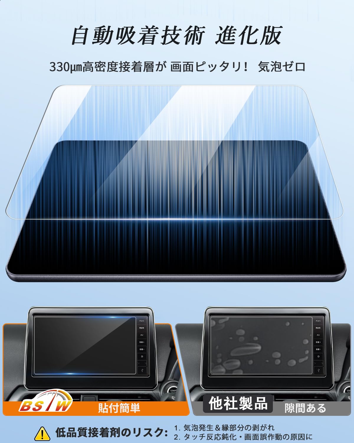 Amazon.co.jp: BSTW 日産 9インチナビ 保護フィルム MM222D-Le/MM222D