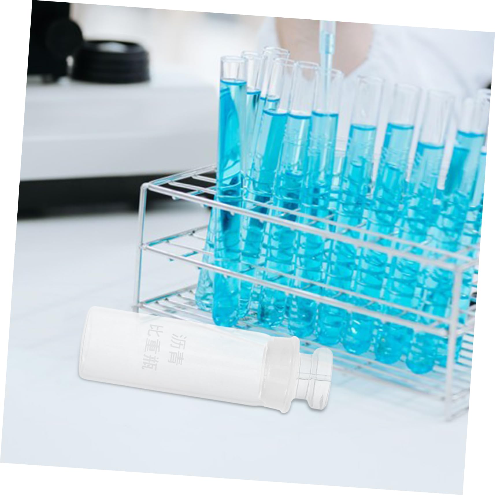 ULTECHNOVO 4 Stück Asphaltpyknometer Dichteflasche Reagenzien-aufbewahrungsflasche Reagenzflasche Flasche Für Laborreagenzien Glas