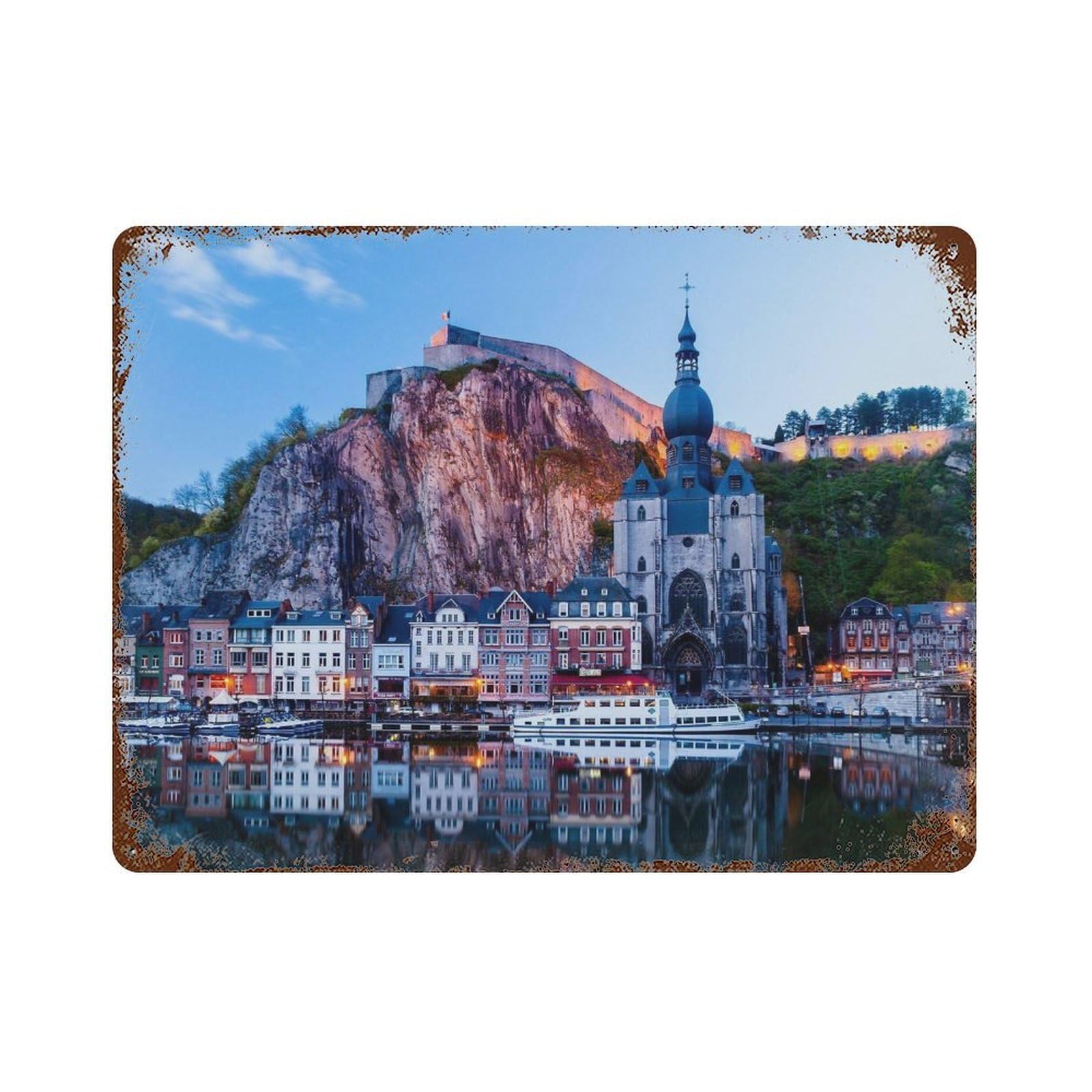 xiaoxiaoshen Real Photo Belgium Decor Europe Wall Decor Art Metal Tin Poster Modern Home Decor Art Home Bar Shop Decorations Vintage Sign 30x40cm