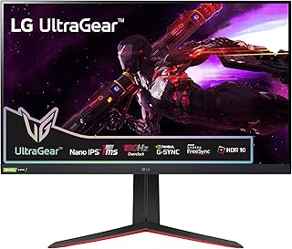 LG UltraGear Monitor 32GP850-, 31.5-inch, Nano IPS Display, 165Hz (O/C 180Hz), 1ms (GtG), 2560 x 1440 px, DCI-P3 98% (Typ.), HDR10, AMD FreeSync Premium, Nvidia G-Sync compatible, Stylish Design
