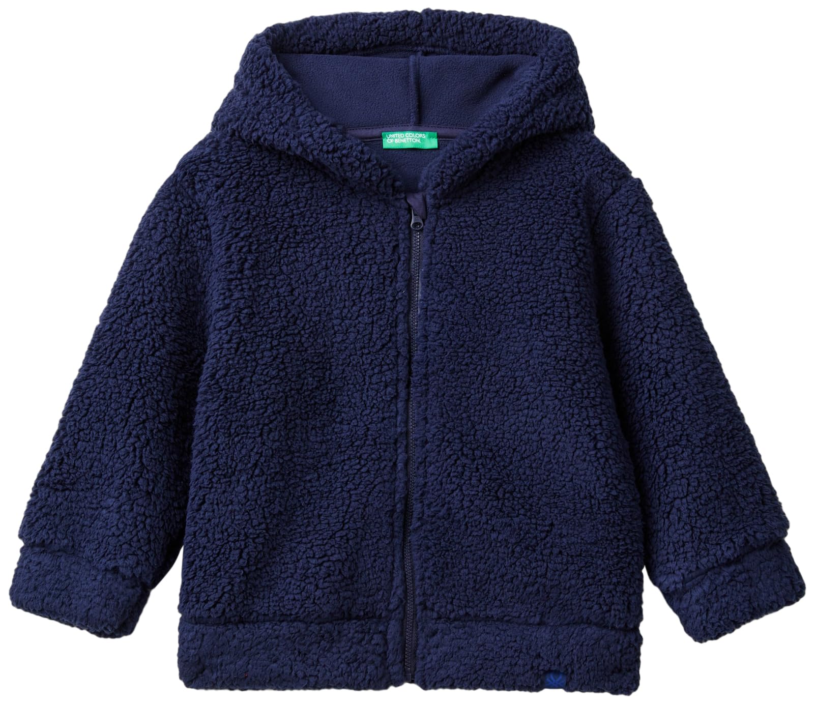 United Colors Of Benetton Blu Giacca C/Capp M/L 31Vzg502c Cardigan Sweater,