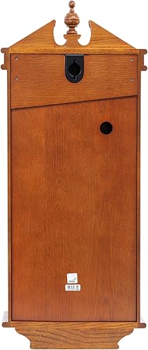 Miniatura 5 de Seiko QXH107B WestminsterWhittington - Reloj de pared con doble campanilla, color marrón, 29.9 x 14.4 x 5.5 in