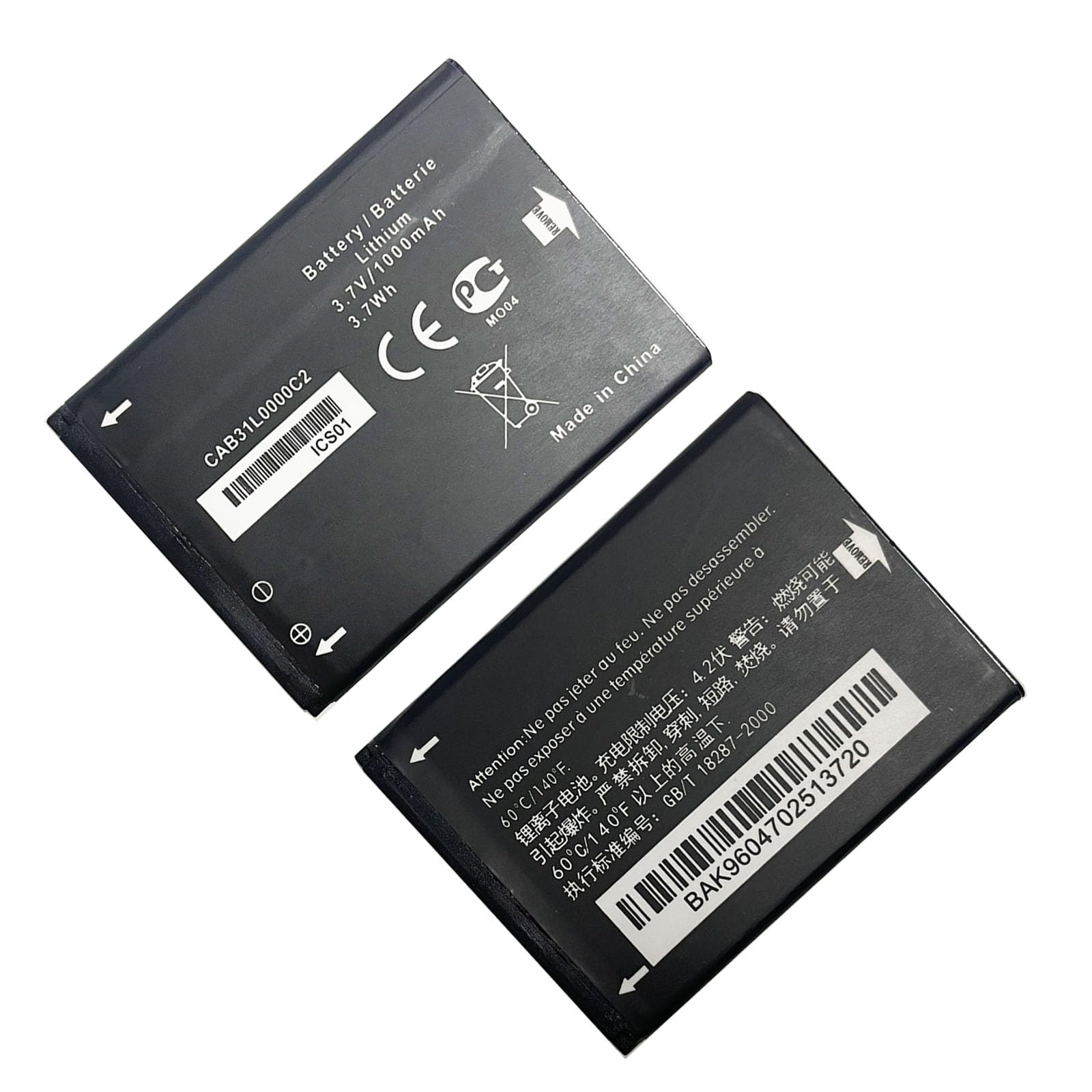 Vvsialeek Batteria CAB31L0000C1 Per ALCATEL One Touch 890, 890D, 891, 979 – Con Toolkit