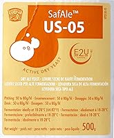 Vista 2 de Safale US-05 Levadura de cerveza - Paquete de 17.64 oz (1.1 libras)