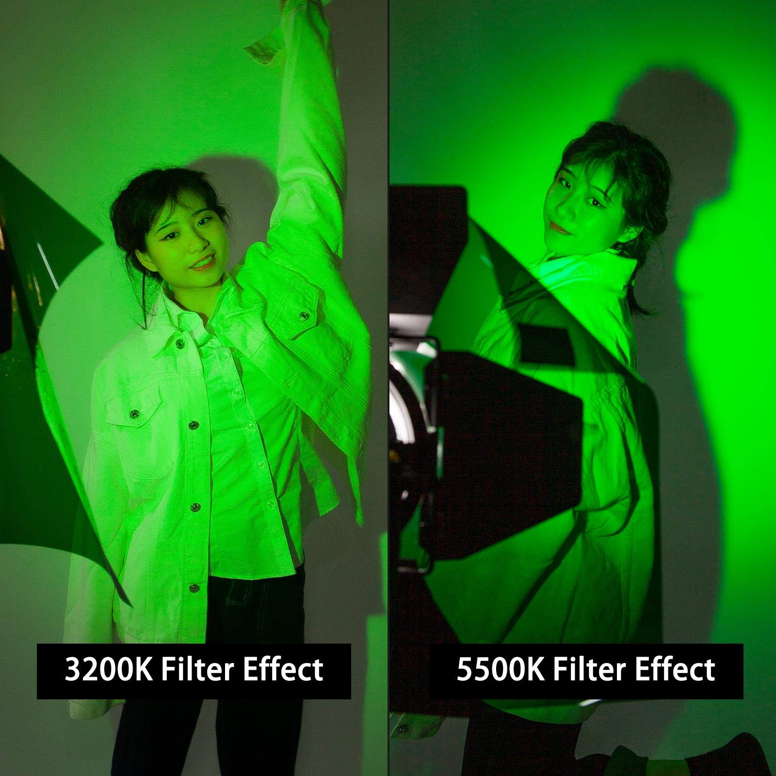 Filtri Gel Colorati Per Luci - Set 5 Colori Trasparenti Per Foto, Video E Effetti Di Luce - Foto 3