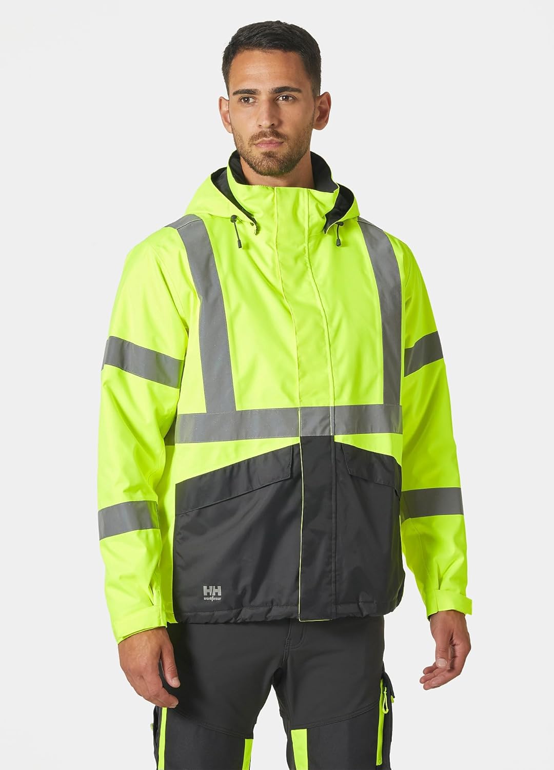 Helly Hansen Alta Winter Jacket - Waterproof Work Jacket - ANSI Class 3 Reflective Rain Gear - 220g Insulation & Hi-Vis - Image 5