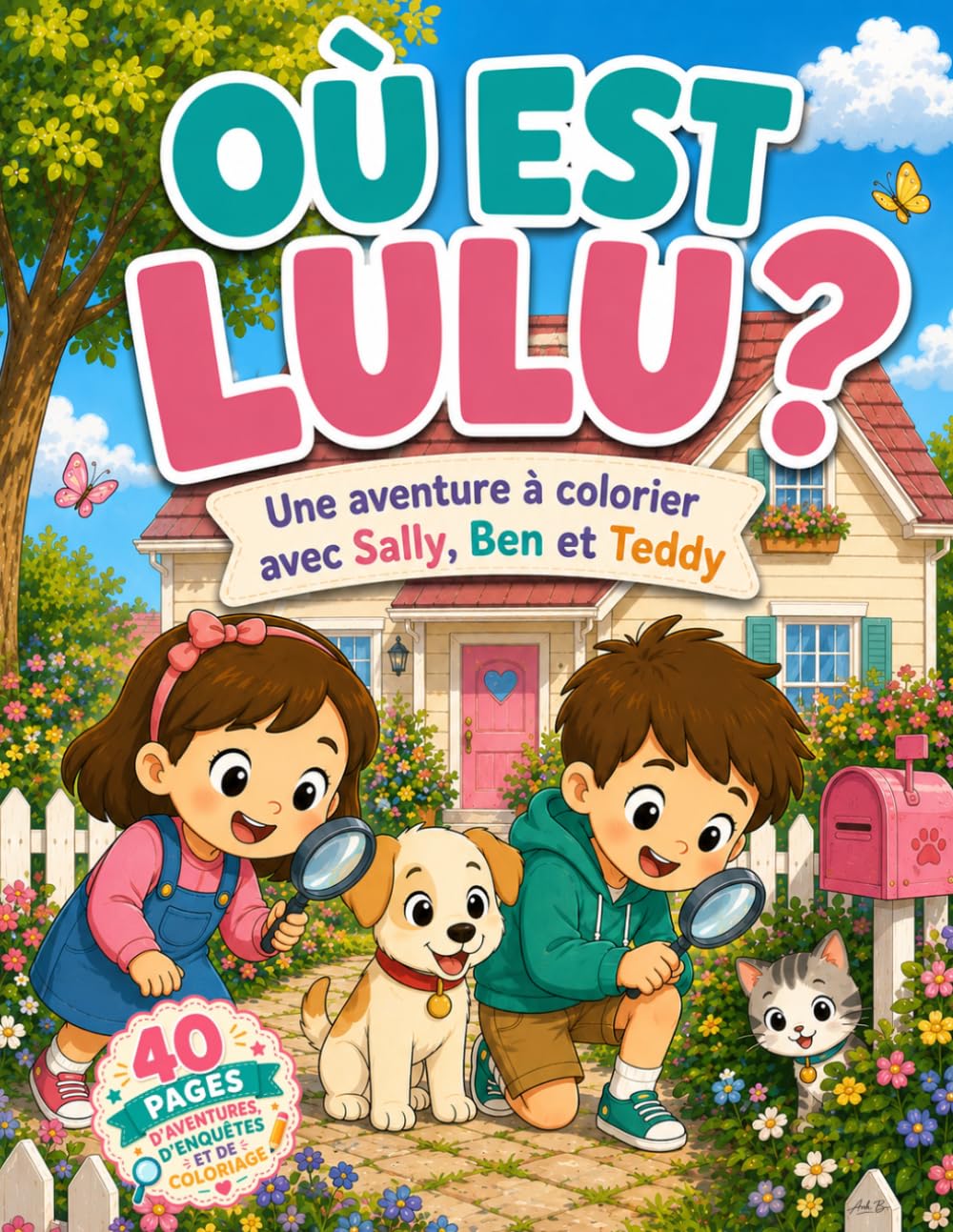 Où est Lulu ?: Une aventure à colorier avec Sally, Ben et Teddy