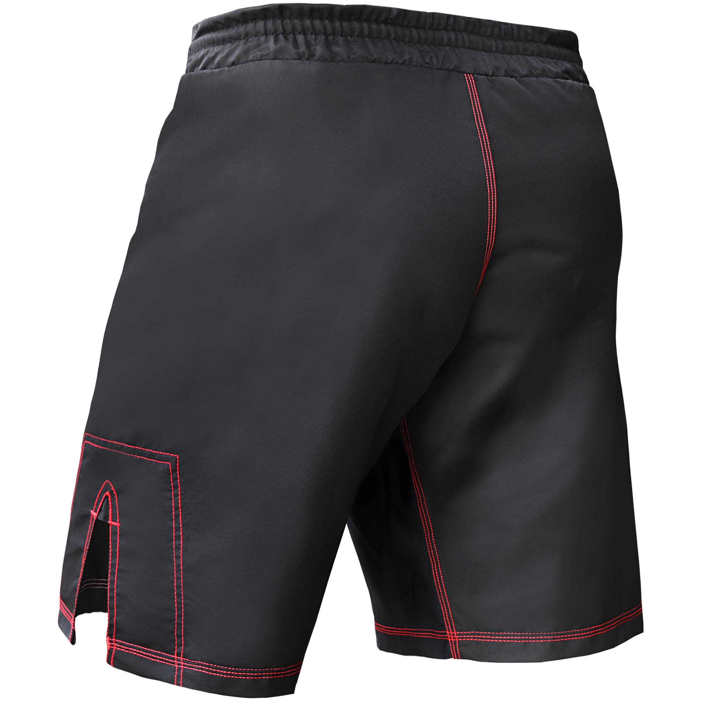 Mytra Fusion MMA Shorts MMA Boxing Kickboxing Muay Thai Mix Martial Arts Cage Fighting Grappling Training Gym wear Clothing Shorts Trunks Black,M - Image 4