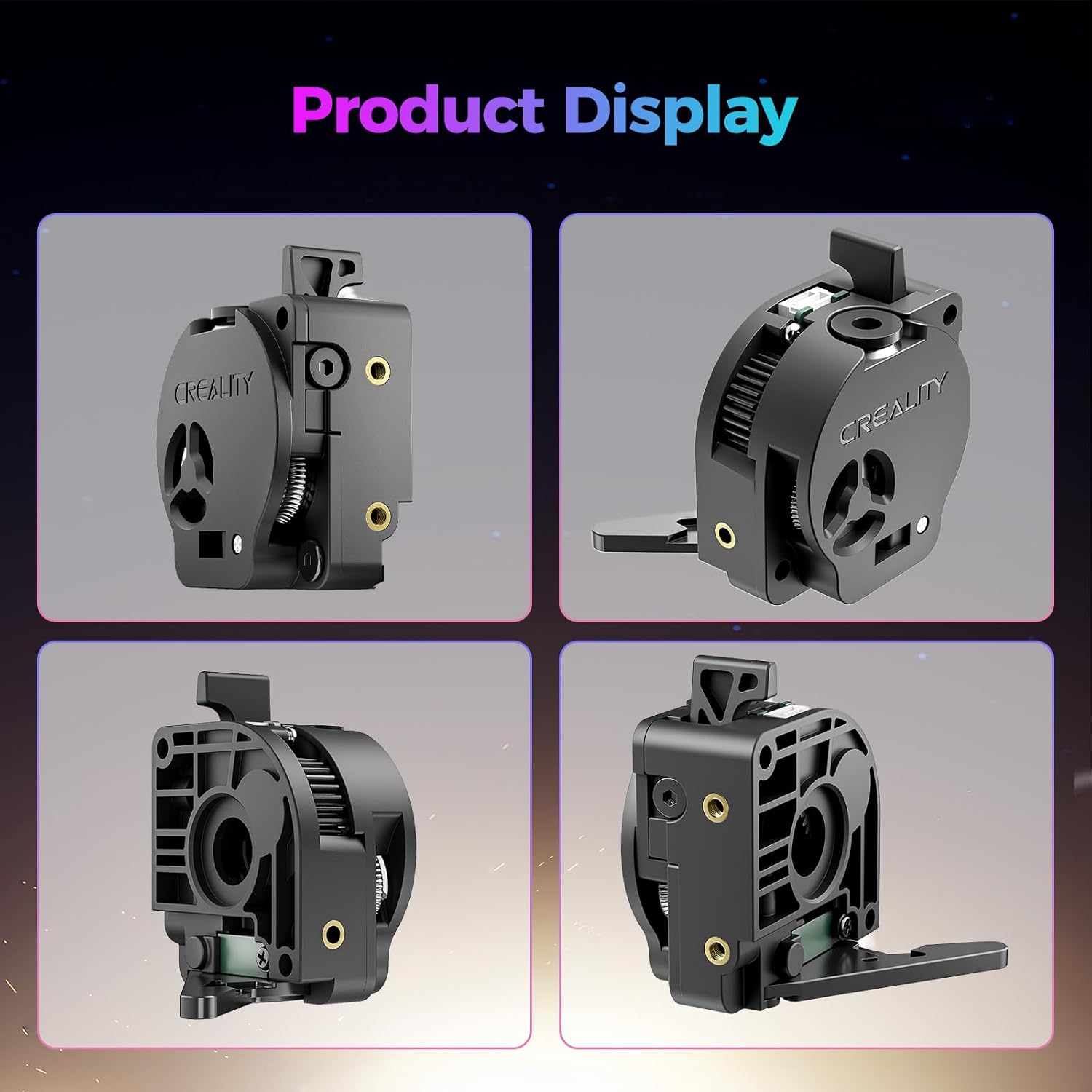 Creality Official K2 SE Extruder Kit, Original 80N Strong Extrusion Force Extruder, Built-in Filament Break Sensor, High-Hardness Dual Gears for Smooth Feeding, Compatible with Creality K2 SE