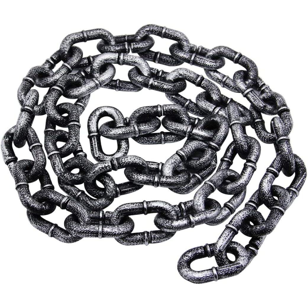 Striegro Halloween Plastic Chains Props, 6ft, for Costume Parties..