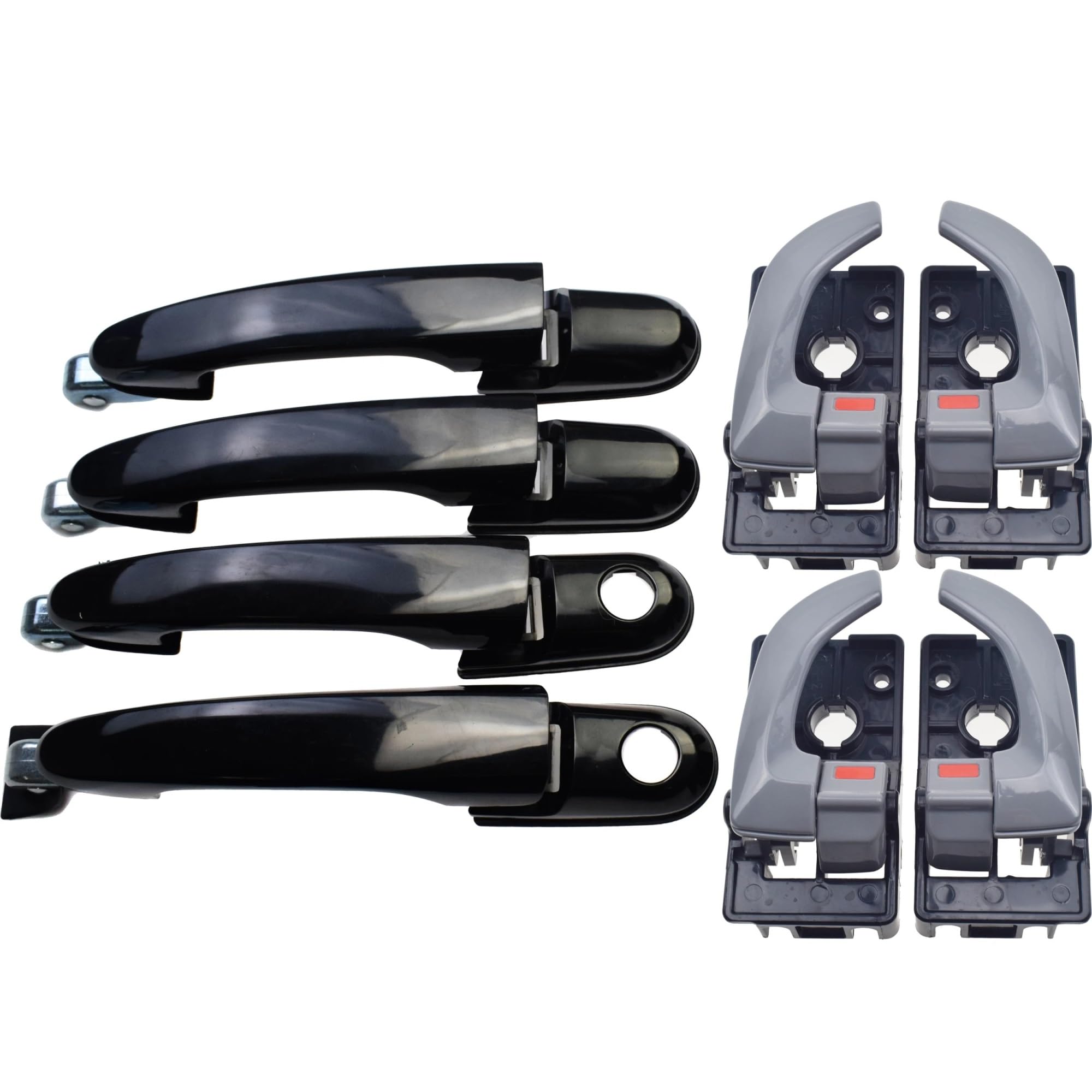 Hillar Grey Kit Door Outer Handle For Hyundai For Tucson 2006-2009 Inside Or Outside Door Handle 82610-2E000,826102E000 826502E020 826602E020(Grey Kit)