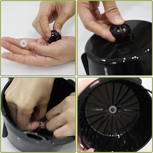 Miniatura 6 de Cesta de café para máquina de elaboración de cerveza Kit de tapón con resorte inferior de repuesto para Hamilton Beach Flexbrew 2 Way Coffee Maker