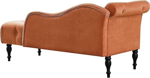 Miniatura 17 de HomSof Silla moderna de interior con tumbona sin brazos con patas de madera maciza Rosa,Naranja,https://www.amazon.com/dp/undefined