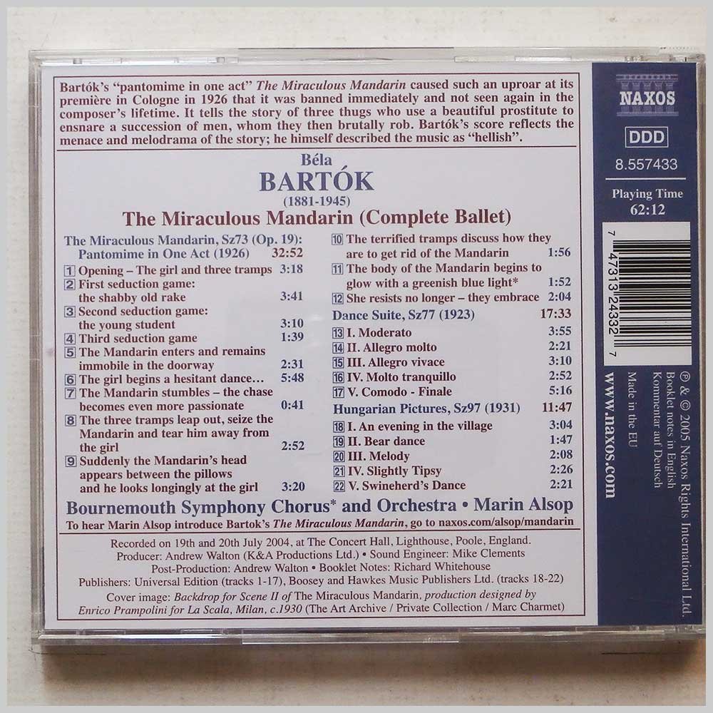 Bartok: Miraculous Mandarin