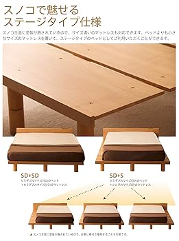 Mjuk ミューク　ダブルベッドフレーム Mjuk ミューク ダブルベッドフレーム Mjuk ミューク ダブル
