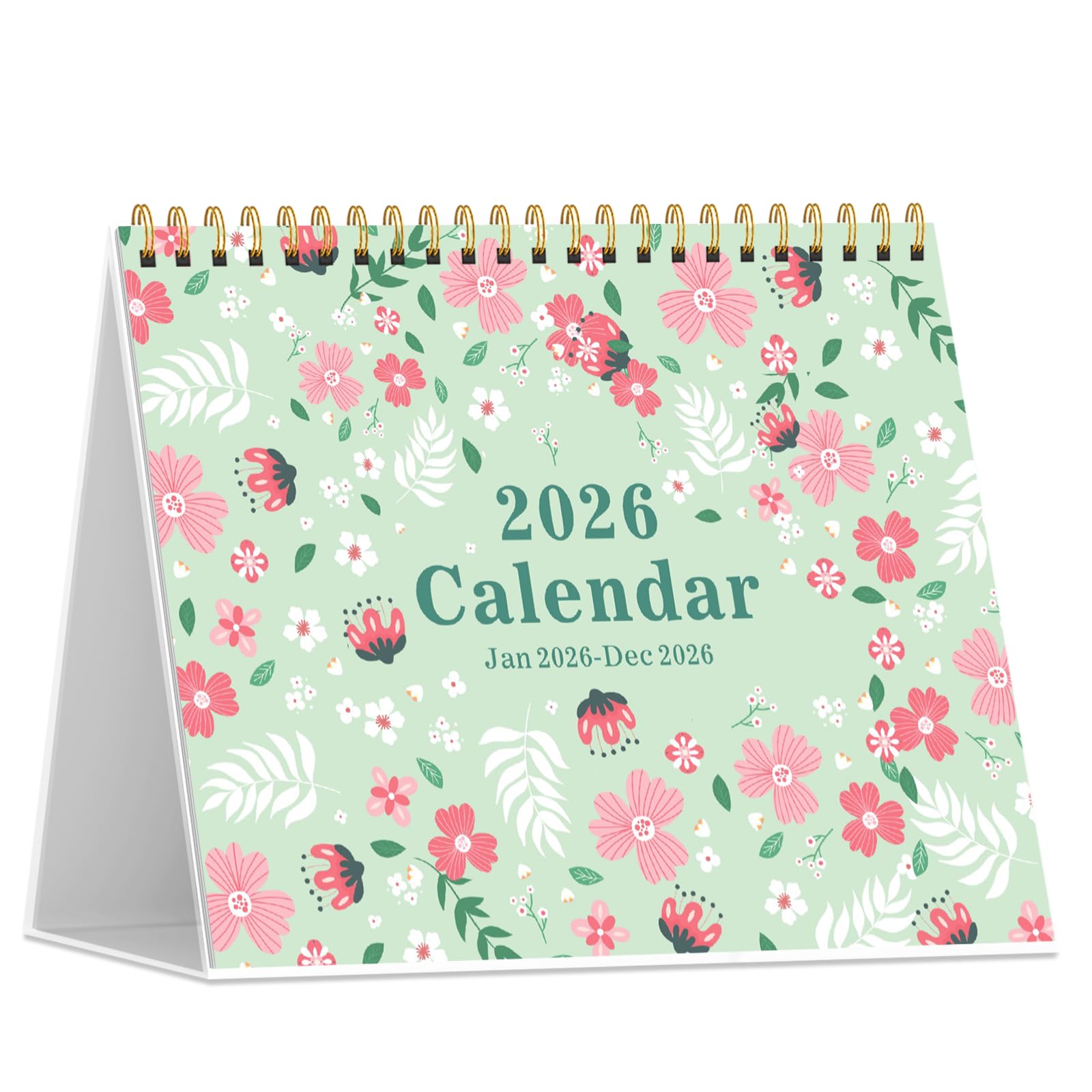 Desk Calendar 2026, 2026 Calendar, Monthly Calendar 12 Months with Thick Paper, 7.9" x 6.7" Small Standing Flip with To-Do List, Desktop Calendar Organized for Family School Office Home