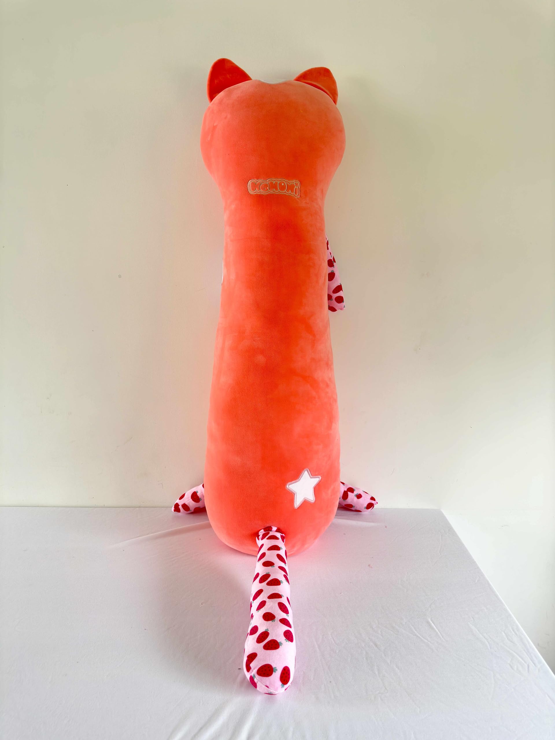MOMOMI Nice Group Takai Yuki 120 cm, 1 muñeco de Gato Rosa salmón