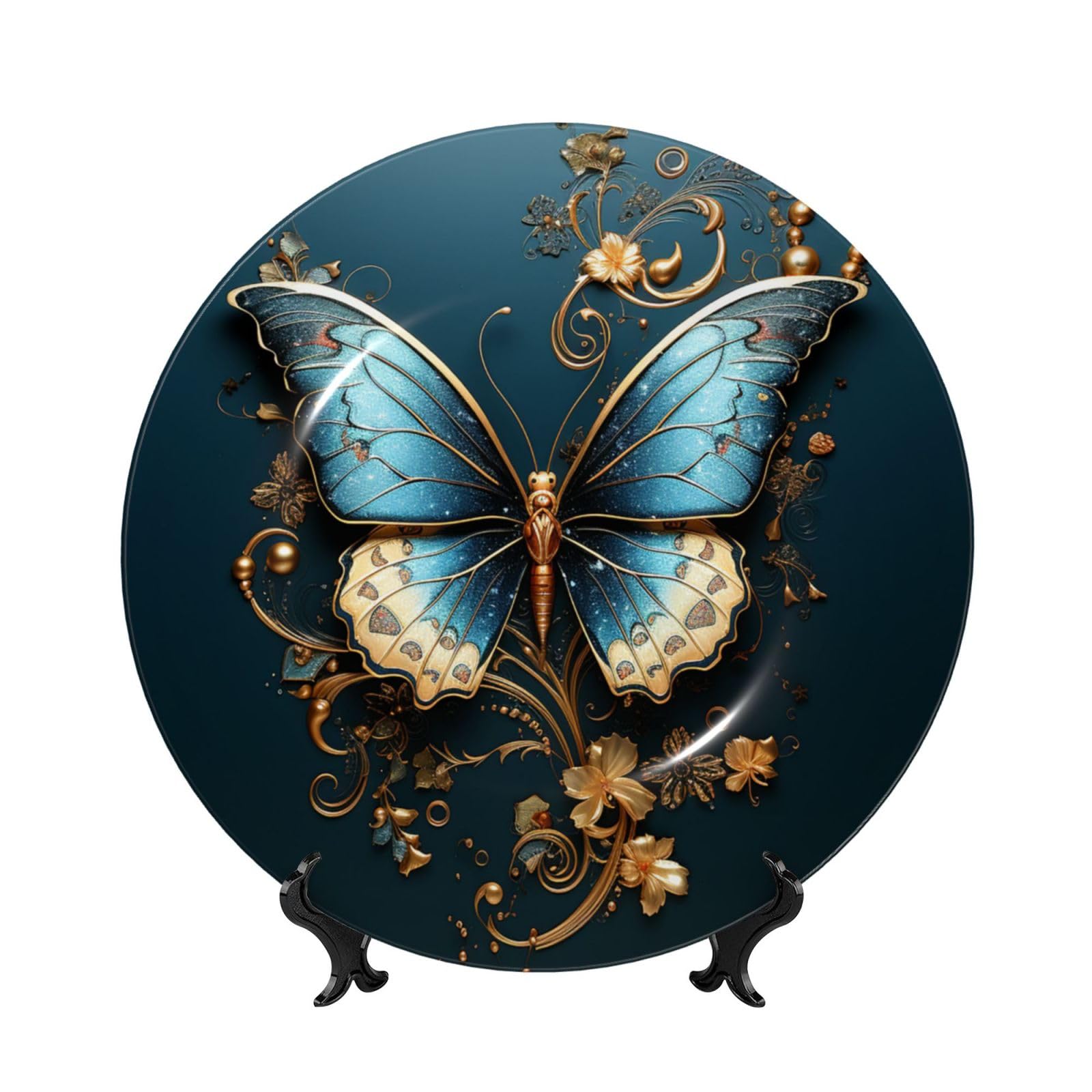 Assiette en céramique décorative pour embellir votre mur de salon ou bureau