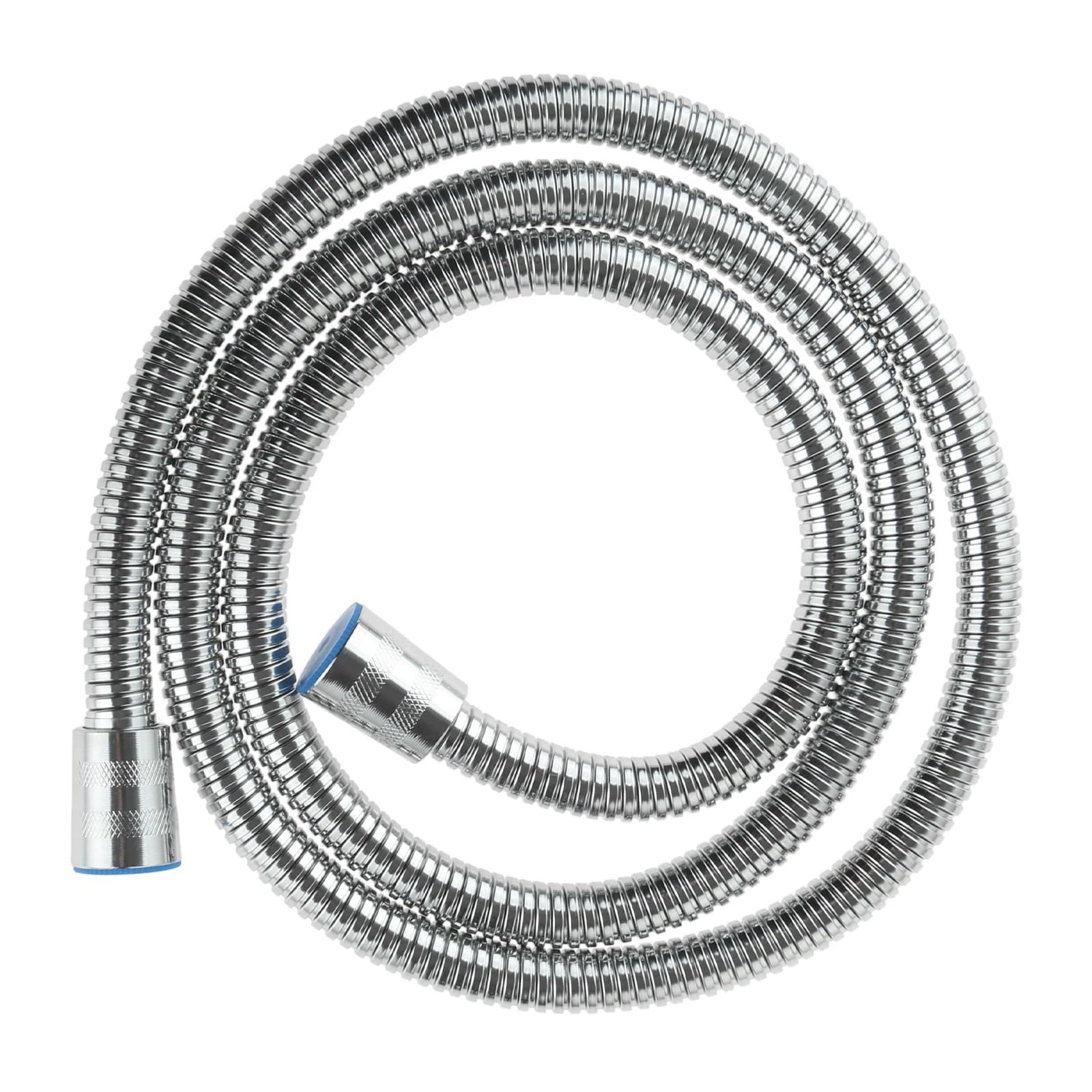 Manguera de ducha de repuesto, Manguera de ducha 1,5-2,0 m Acero inoxidable Plata 1/2 pulgada(2.0M)