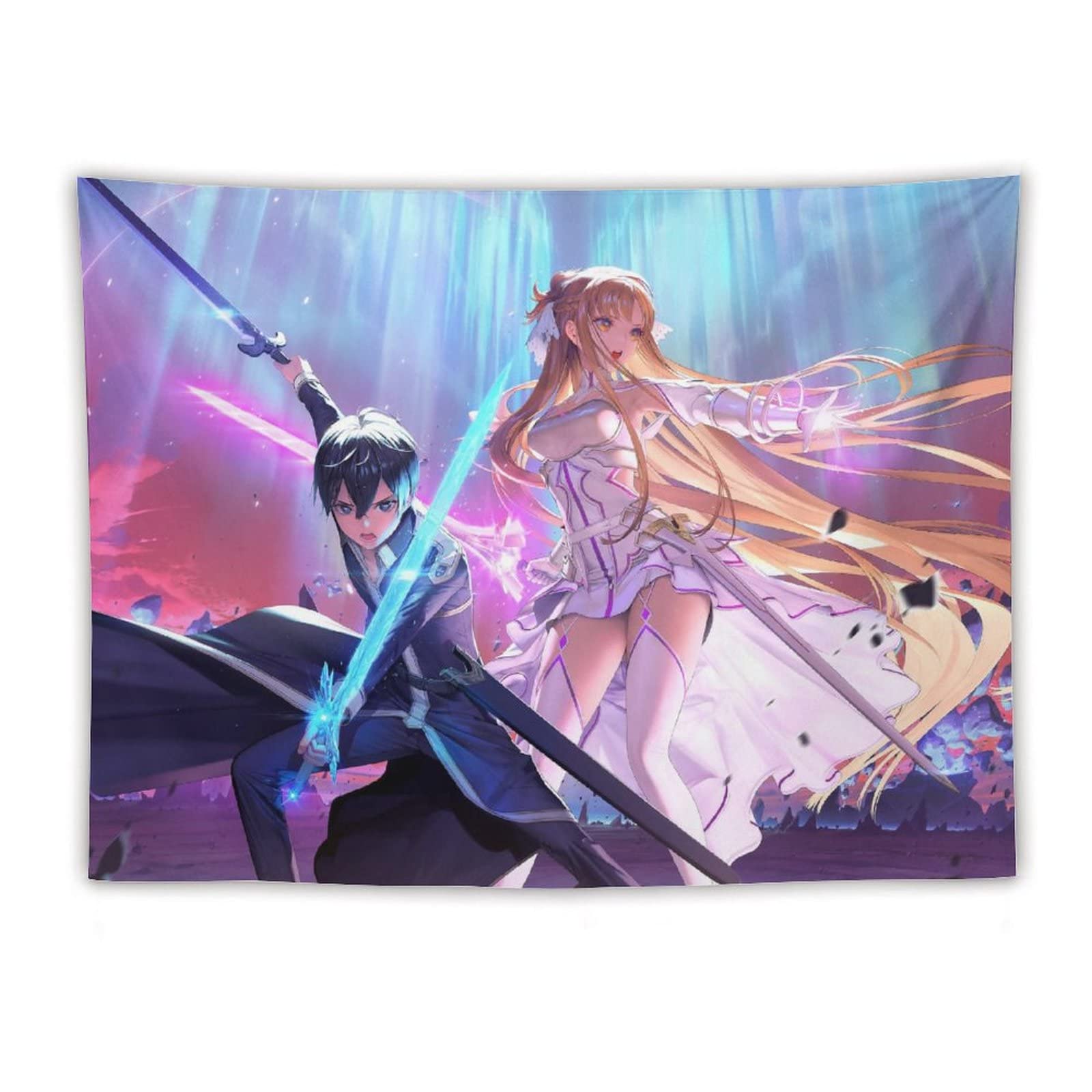 Amazon.co.jp: タペストリー 可愛い キャラクター柄 ソードアート