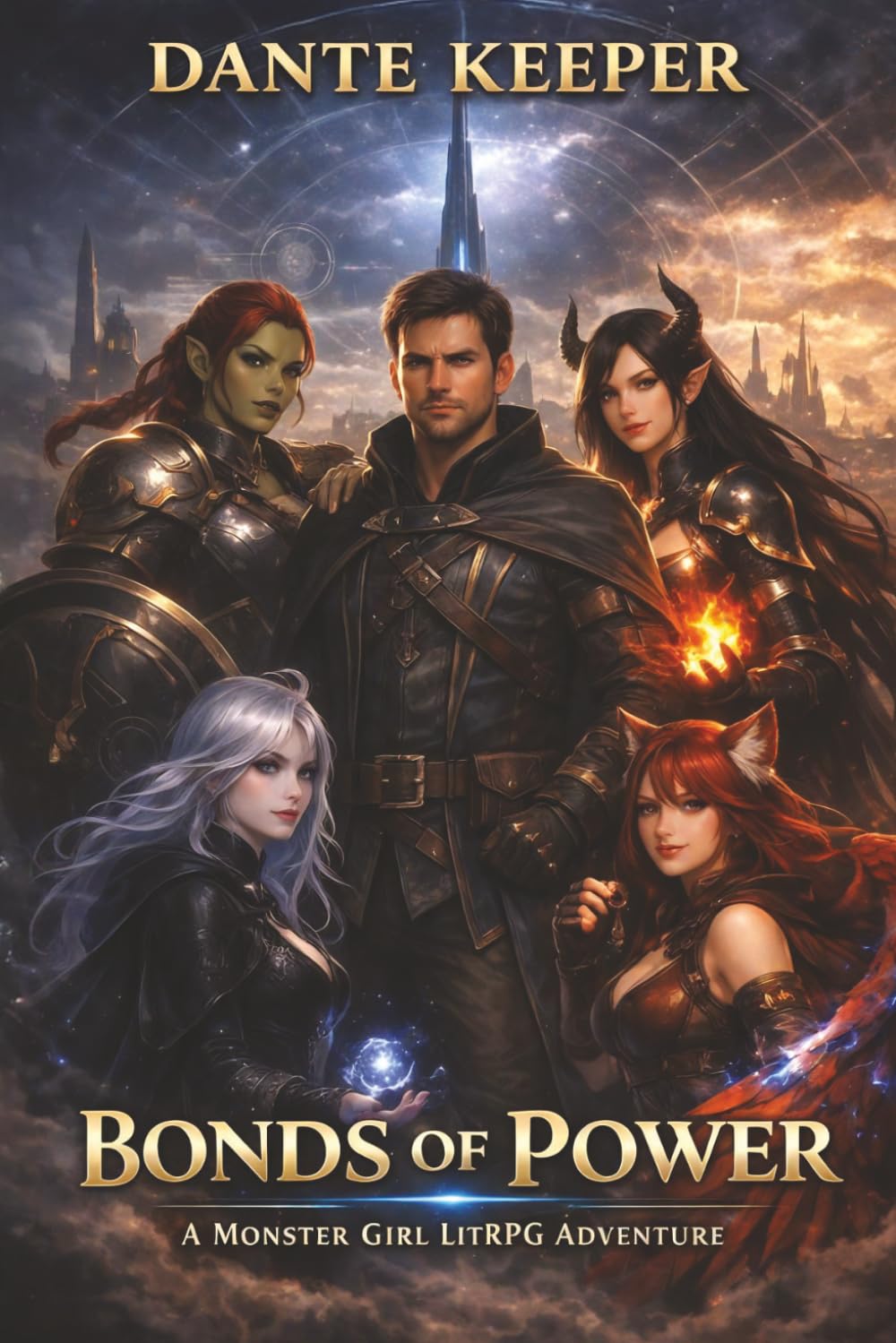 Bonds of Power: A Monster Girl LitRPG Dungeon-Core Adventure (Monster Girls & Dungeons Series)