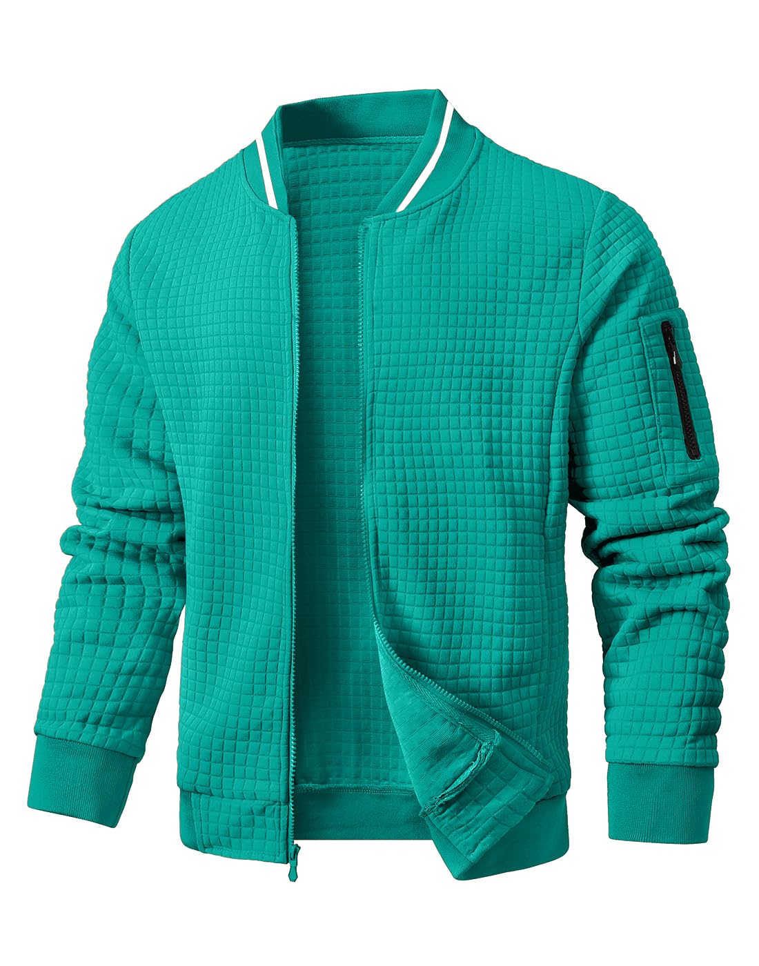 Wizoat Mens Casual Jacket Lightweight Jacket Varsity Coat