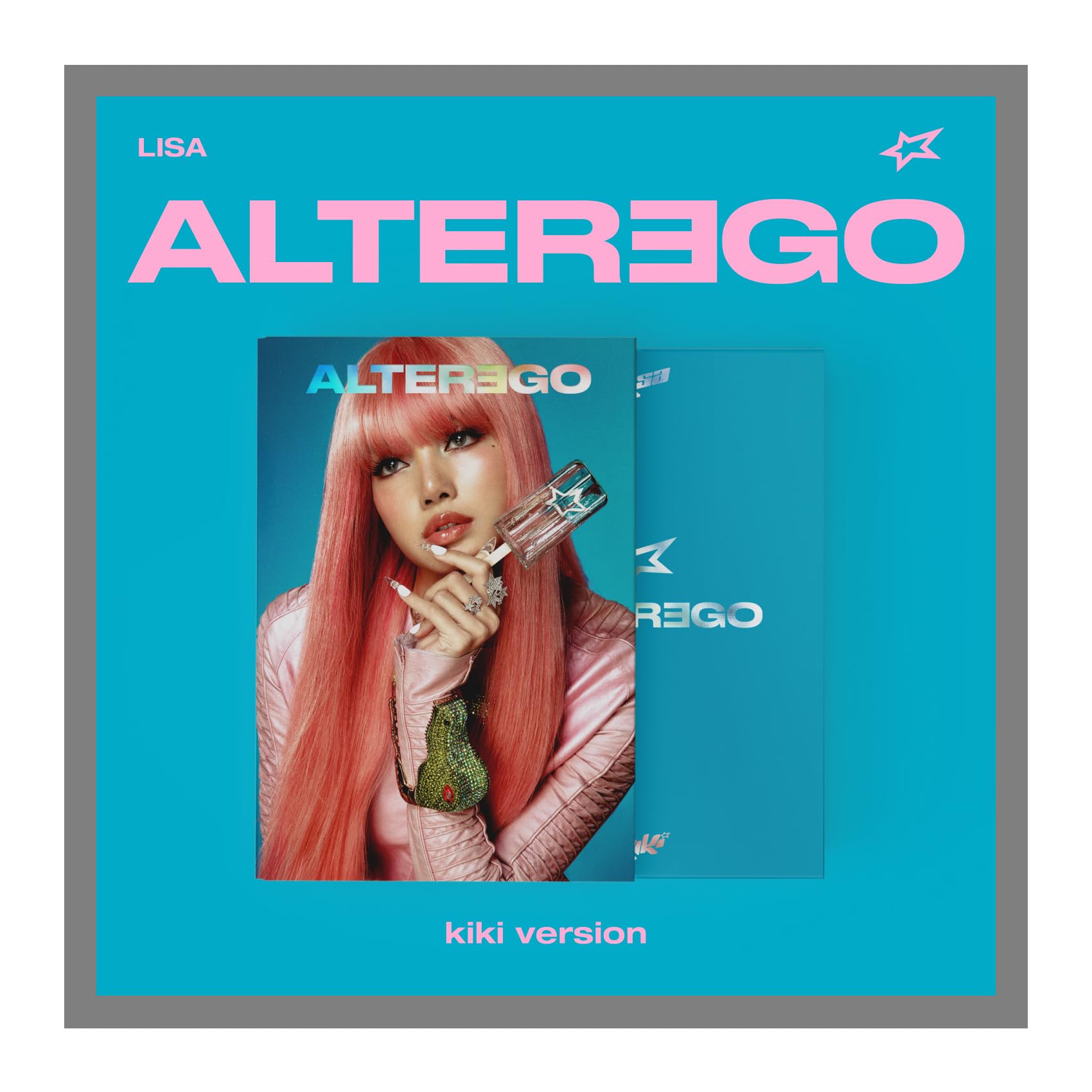 Amazon.com: BLACK'PINK LISA ALTER EGO 1st Album with Tracking