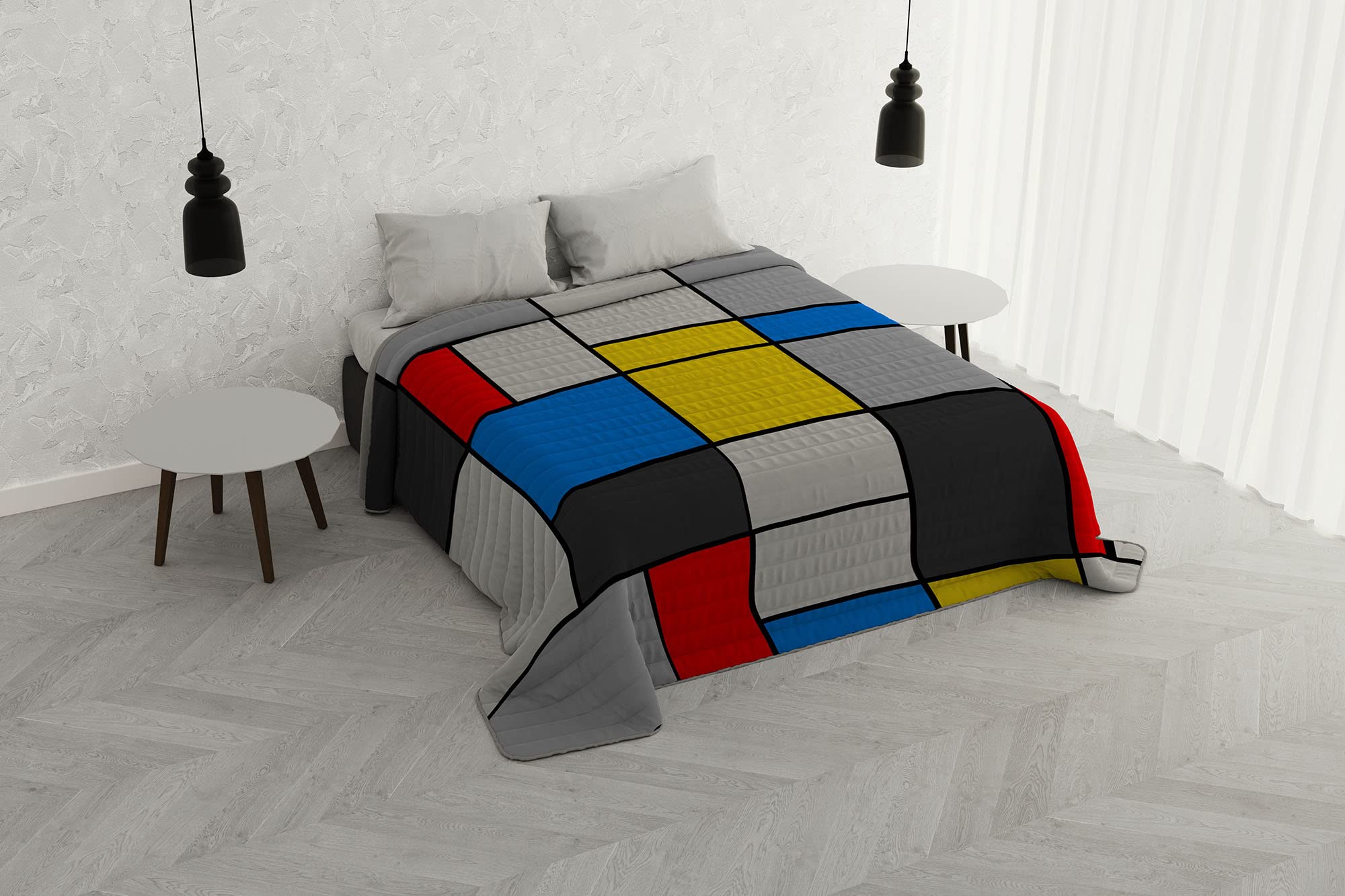 Italian Bed Linen SUGNI D'AUTOR Colcha de Verano, SD-67, matrimonial, 260 x 270 cm