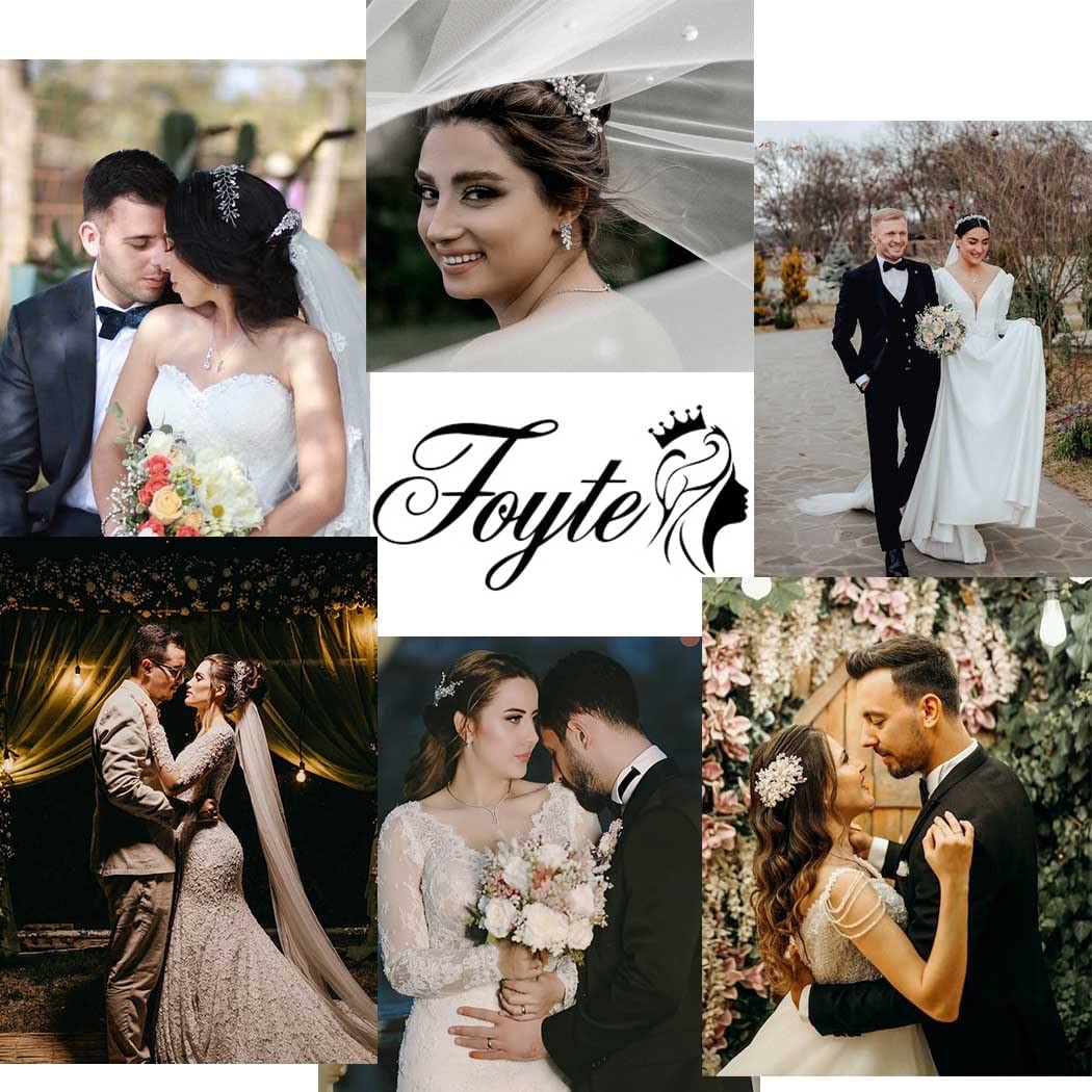 Foyte Crystal Wedding Hair Comb Gold Rhinestone Headpieces Leaf Bride Hair Pieces Bridesmaid Side Hair Combs for Women and Brides (gold) - Image 7