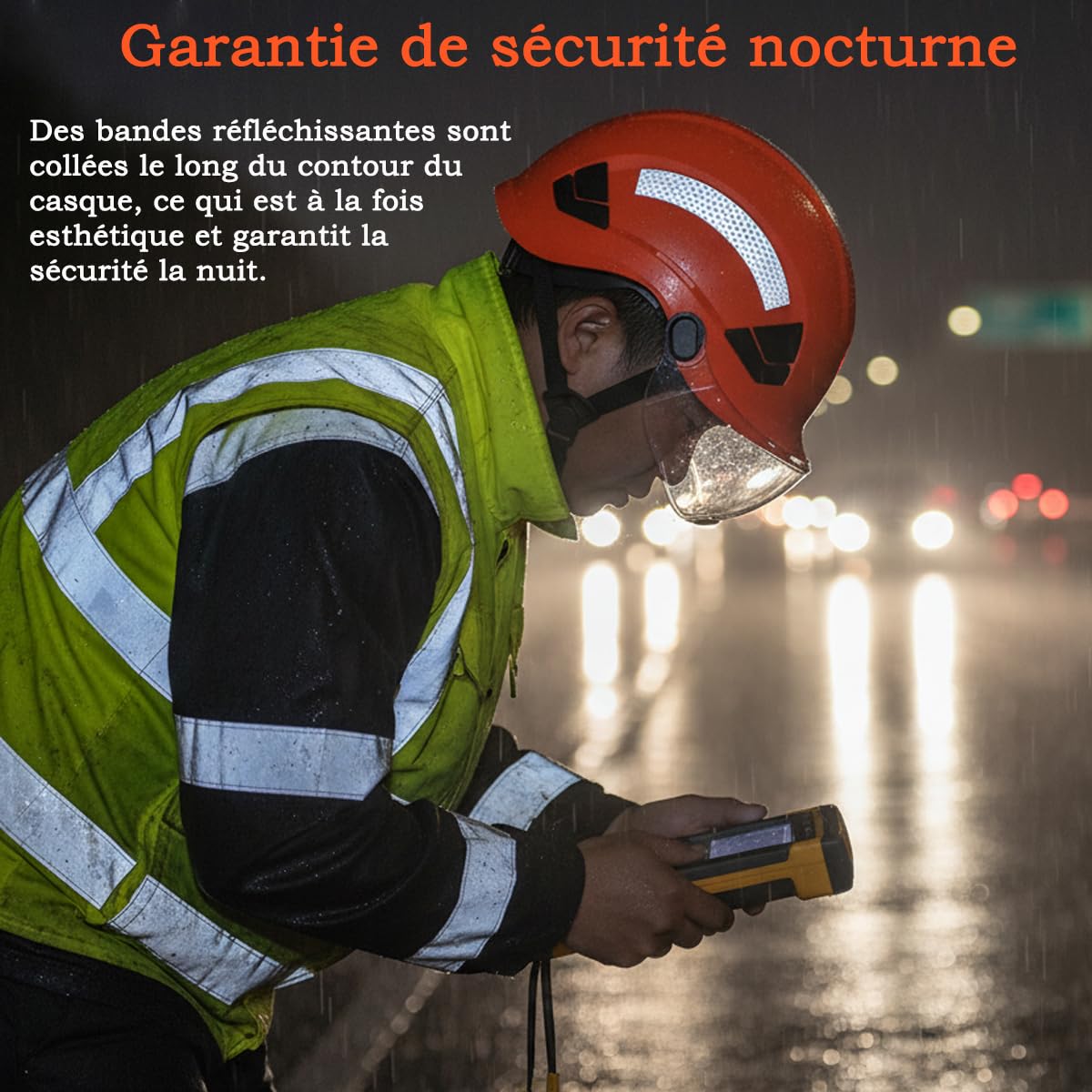 Casque de sécurité pour homme et femme, approuvé ANSI Z89.1, idéal pour l'industrie et la construction, ventilé