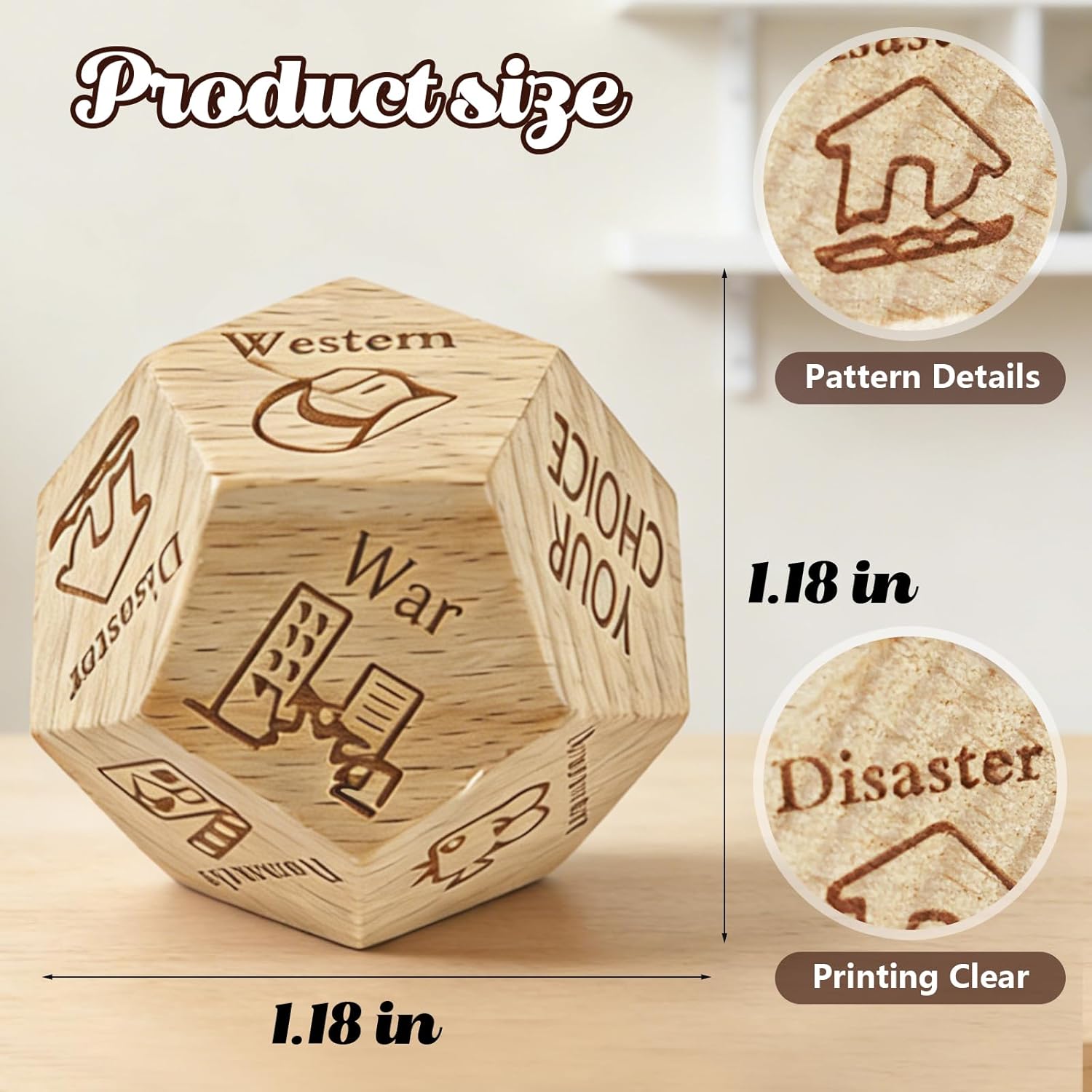 Fathers Day Dad Gifts, Couple Date Night Dice Ideas Gifts for Him Her, Movie Decision Dice, Anniversary Birthday Date Night Gifts for Adults, Boyfriend Girlfriend, Easter Basket Stuffers (Movie)