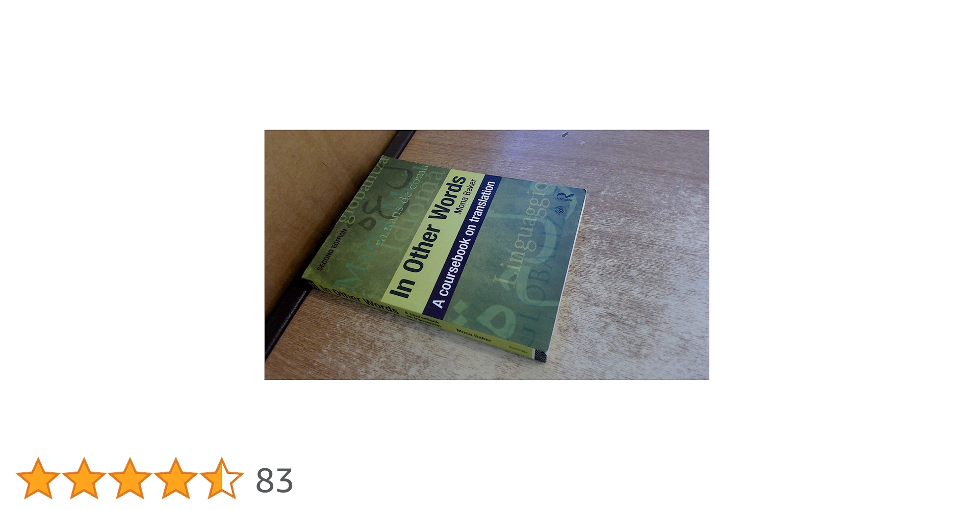 希少　Translation Studies by Mona Baker Routledge Encyclopedia of Translation Studies | Mona Baker