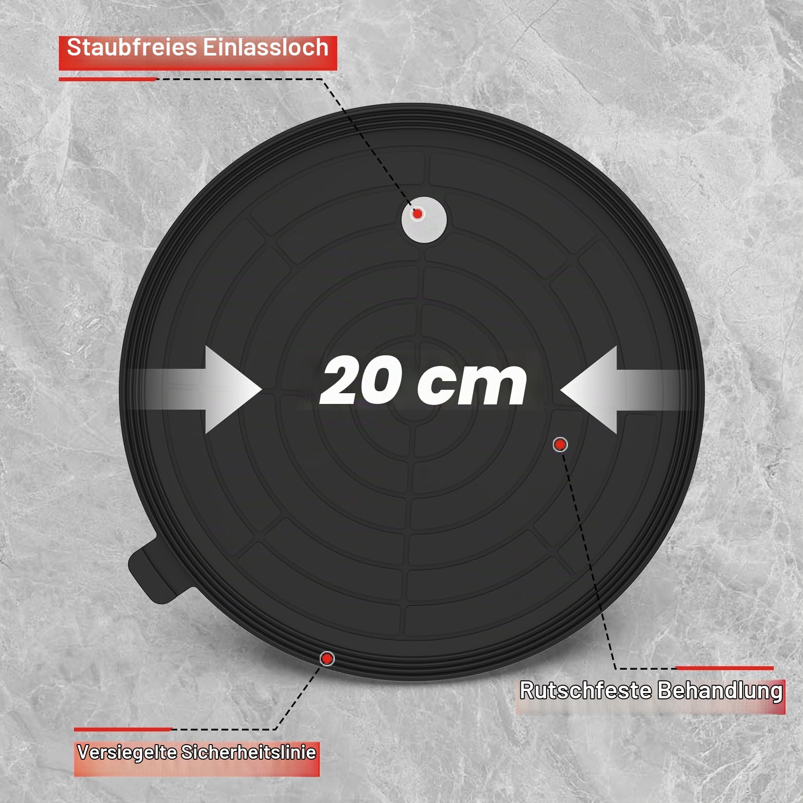 SHALL 2er-Set Vakuum-Saugheber, 200 mm Glassauger Saugnapf, 200 kg Maximaltraglast, 6-Stunden Vakuumhaltezeit, Werkzeugbox + Ersatzteile + Handschuhe für Glas, Marmor, Fliesen