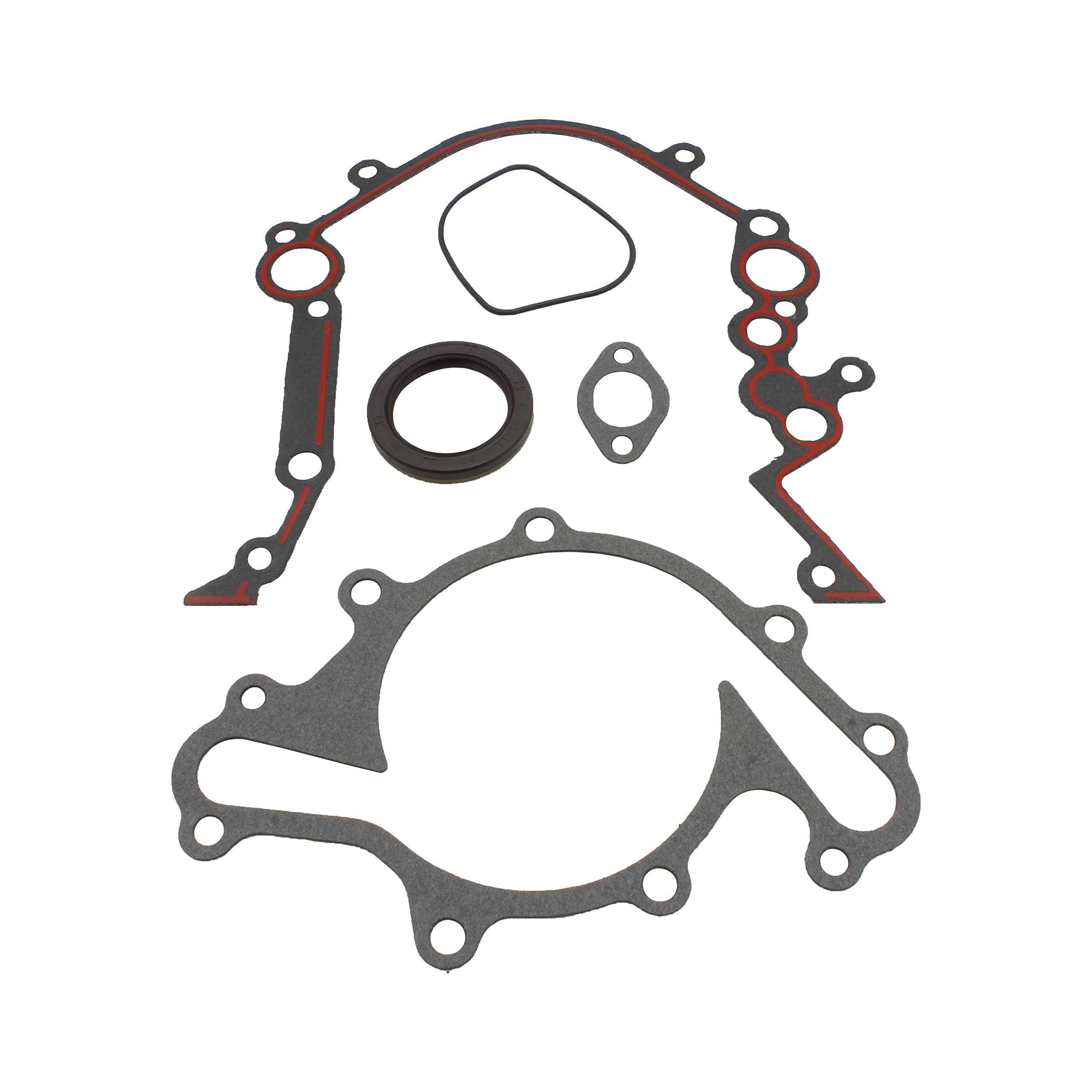 DNJ TC4120 Timing Cover Gasket for 1997-2008 / Ford, Mercury/E-150, E-250, F-150, F-150 Heritage, Freestar, Monterey, Mustang, Windstar / 3.8L, 3.9L, 4.2L / OHV / V6
