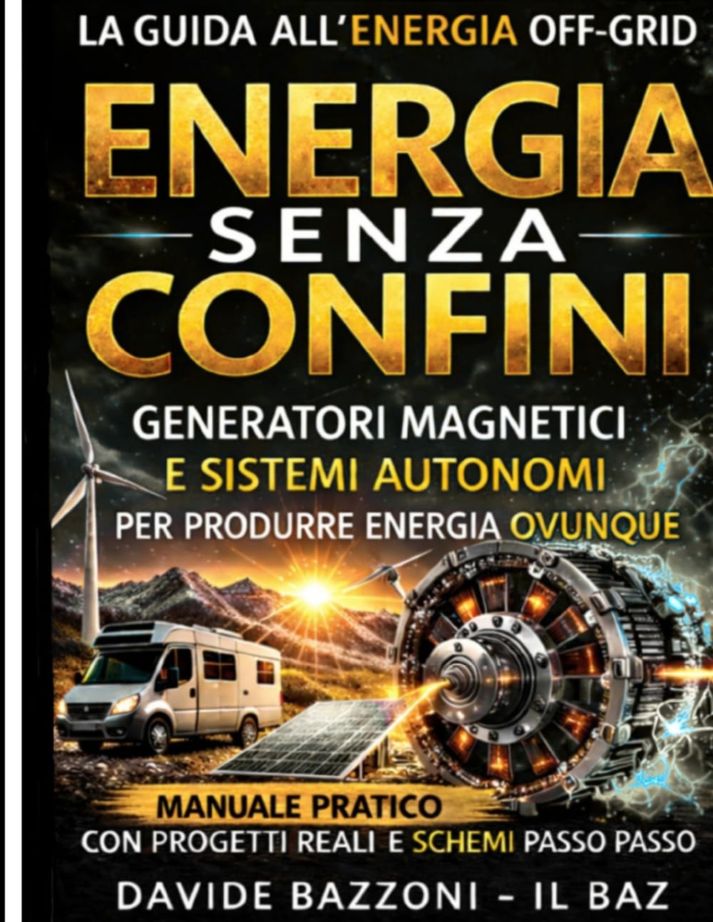 ENERGIA SENZA CONFINI: Manuale pratico di autonomia energetica Generatori magnetici e sistemi off-grid per camper, rifugi, emergenze e vita fuori rete