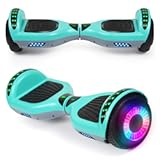 SISIGAD A12 Mixed Color Hoverboard, with Bluetooth and Colorful Lights Self Balancing Scooter