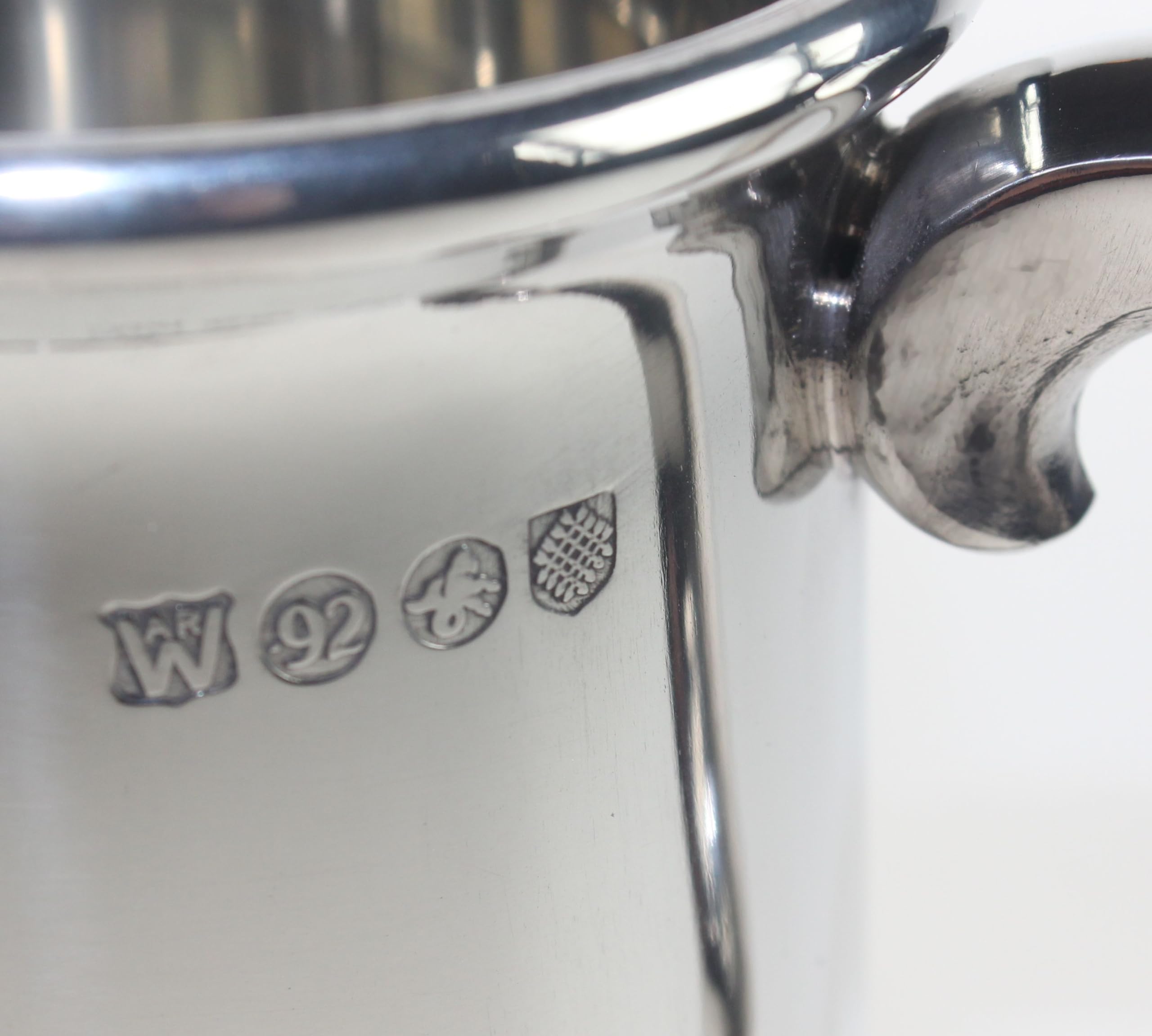 Wentworth Pewter - Vanguard schwerer Bierkrug aus Zinn mit Gravur, ca. 1 l, A426ENG