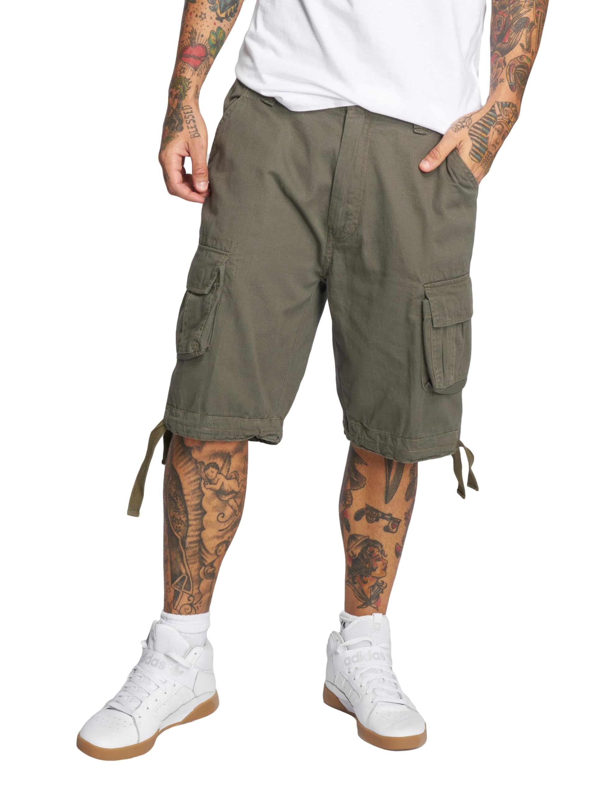 Brandit Men's Urban Legend Cargo-Short Olive Medium