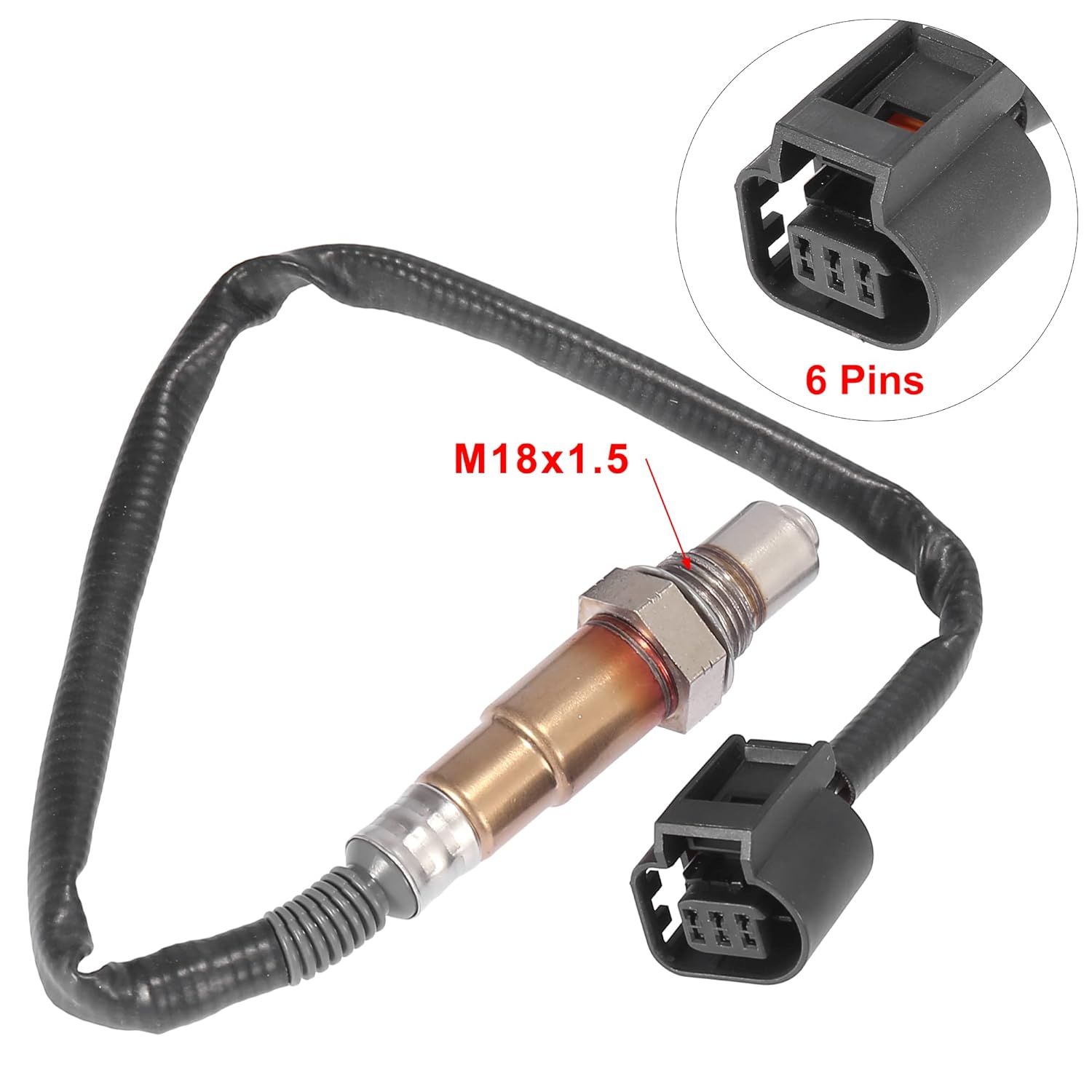 X AUTOHAUX Oxygen Sensor Air Fuel Ratio Upstream O2 Sensor Replacement 11787576673 for BMW 750i 2009-2015