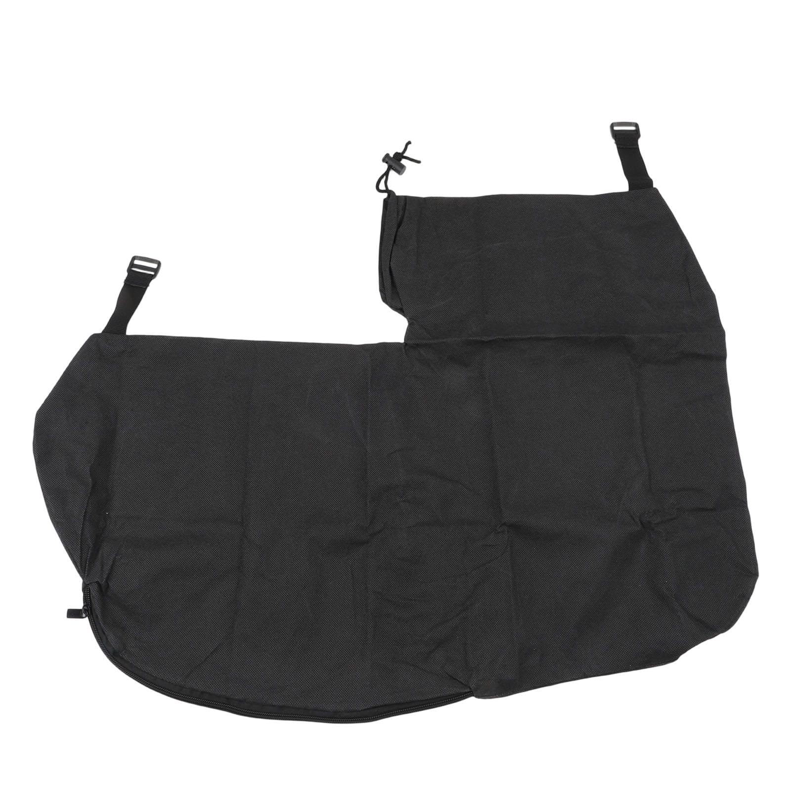 FUBESK Bolsa de colección para Ge-Cl 36 Li E-Solo y Gardenic Hof 3000 W para hoja para vacío, cuello de 30 cm, cierre de cremallera, pieza de repuesto para negro