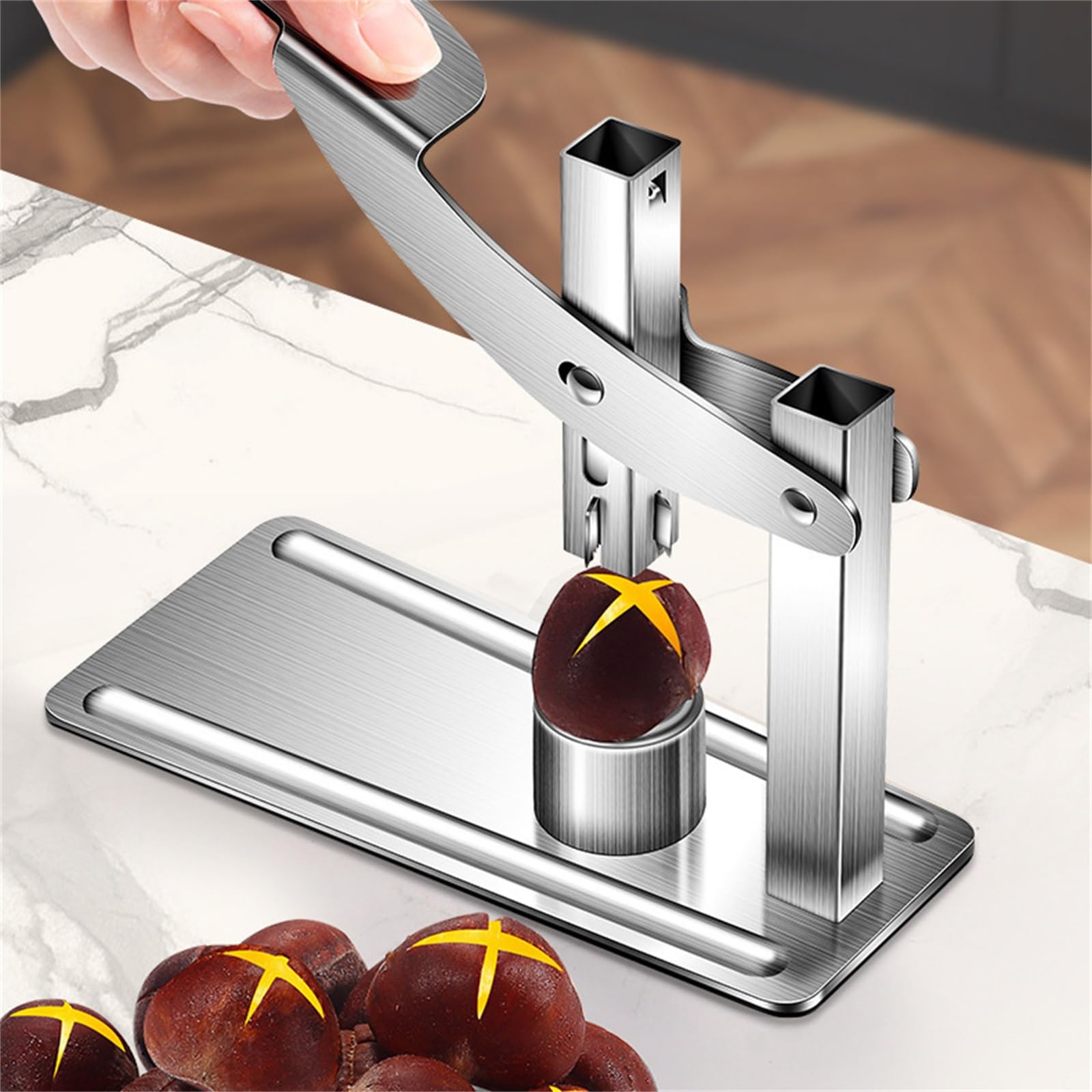 Amazon | 栗剥き器 くりむき器 手動栗オープナーステンレス鋼栗