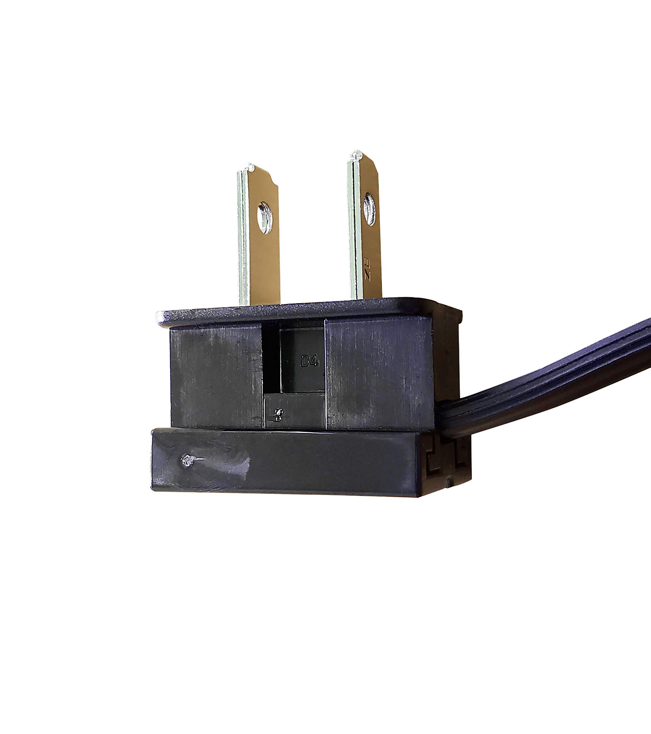 15A, 125V, Ivory, 2 Pole, 2 Wire Non Grounding, Single To Triple, Plug - Foto 2