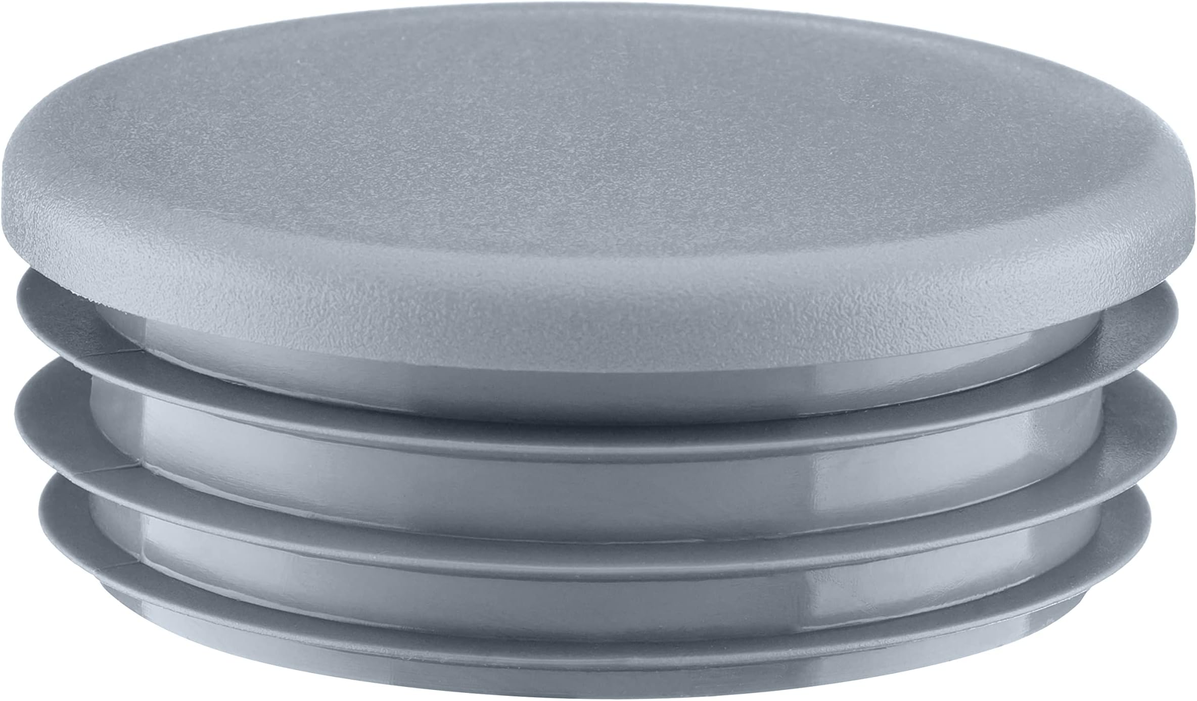 1 pcs. Round tubing end Cap 114 mm (4 1/2 inch) Grey Plastic tubing end caps Plugs