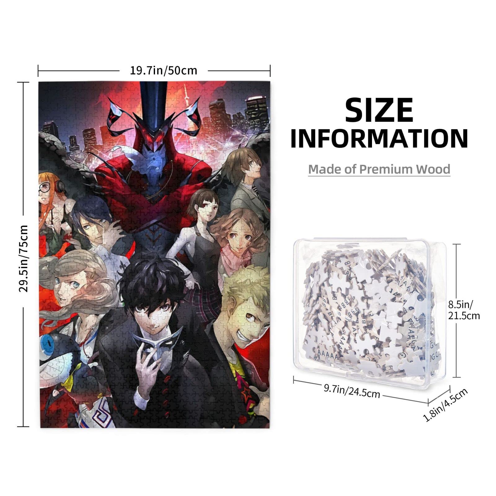 Amazon.co.jp: ペルソナパズル 1000ピース 木製パズル ジグソー 大人と